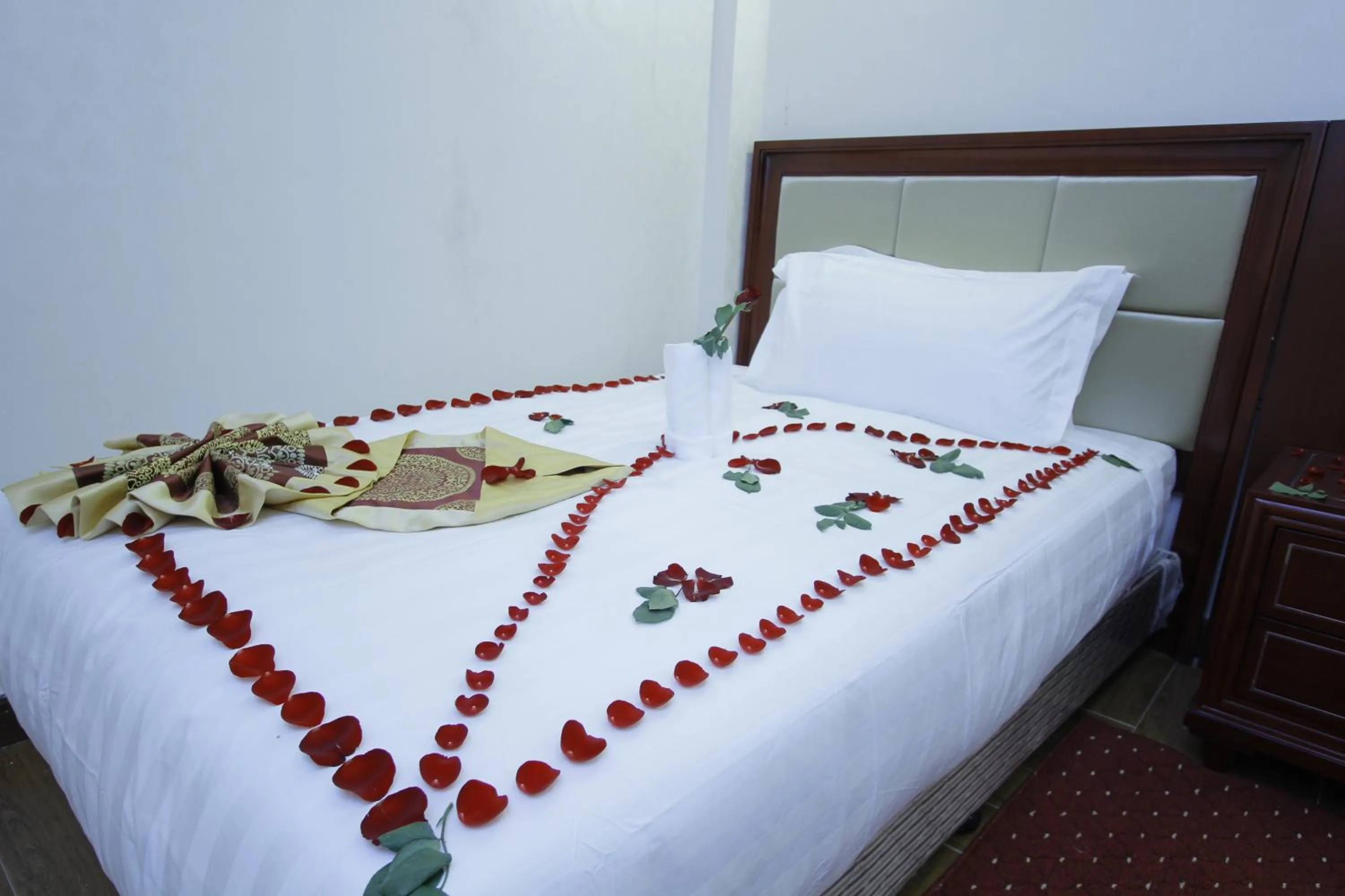 Bed in Guzara Hotel Addis