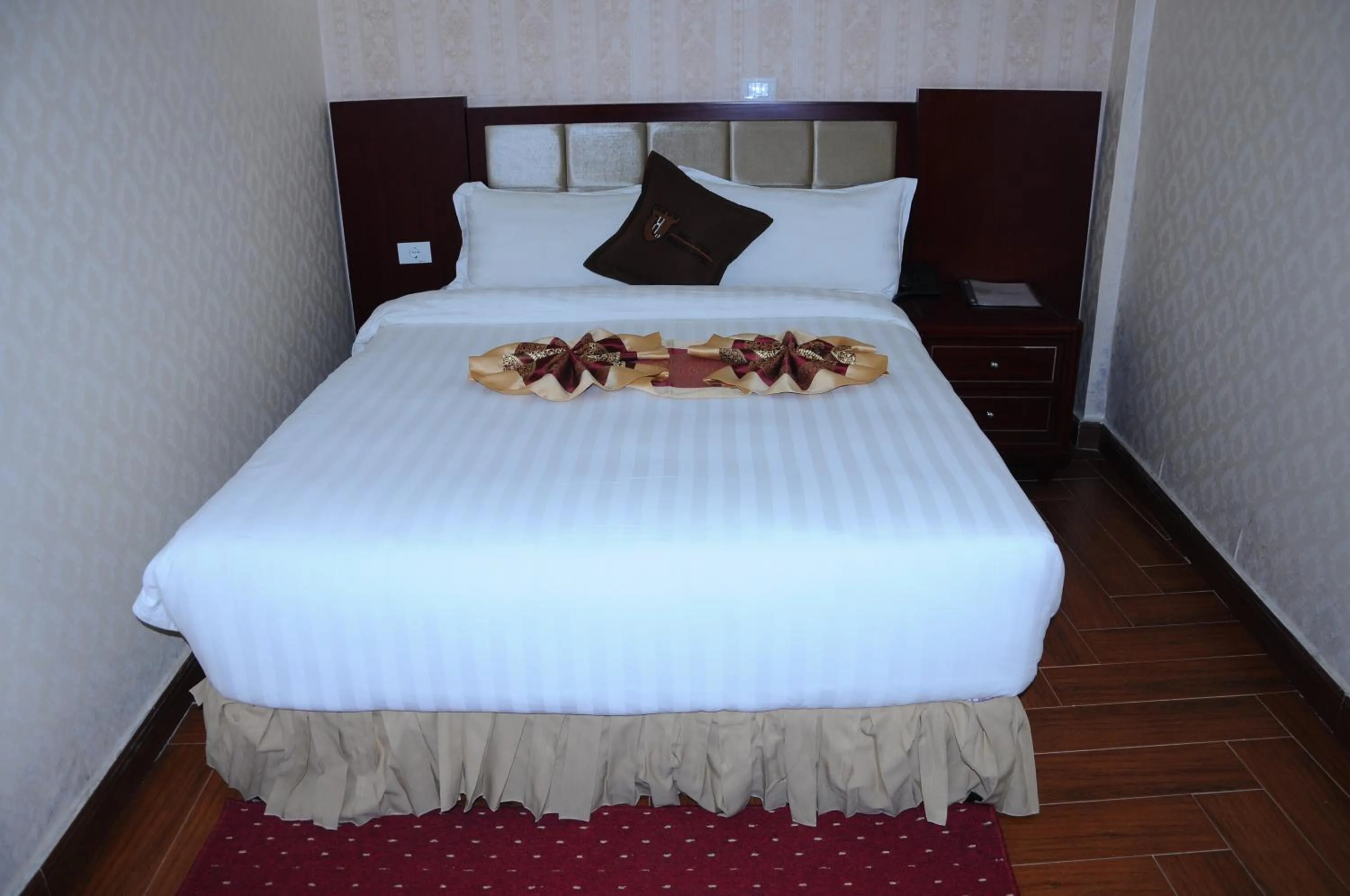 Bed in Guzara Hotel Addis