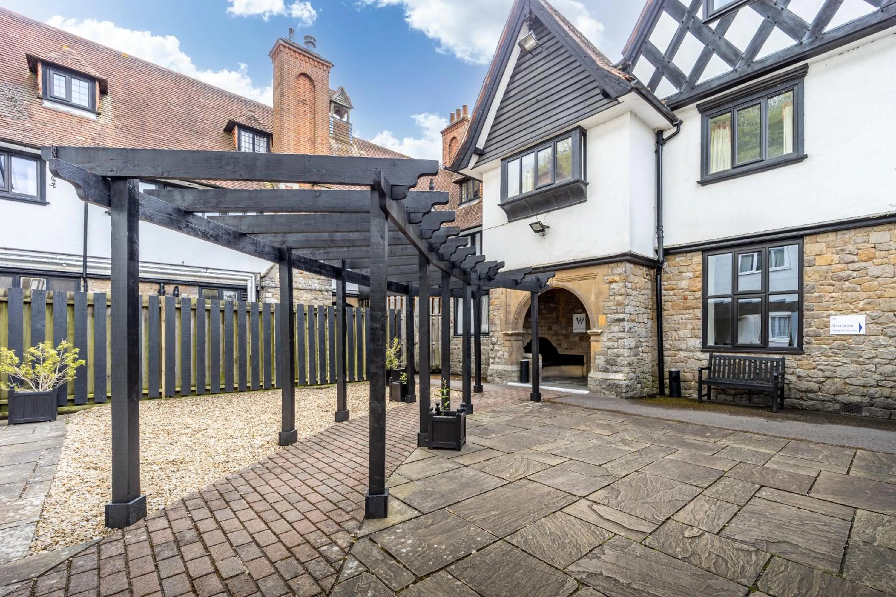 Patio in Best Western The Webbington Hotel & Spa