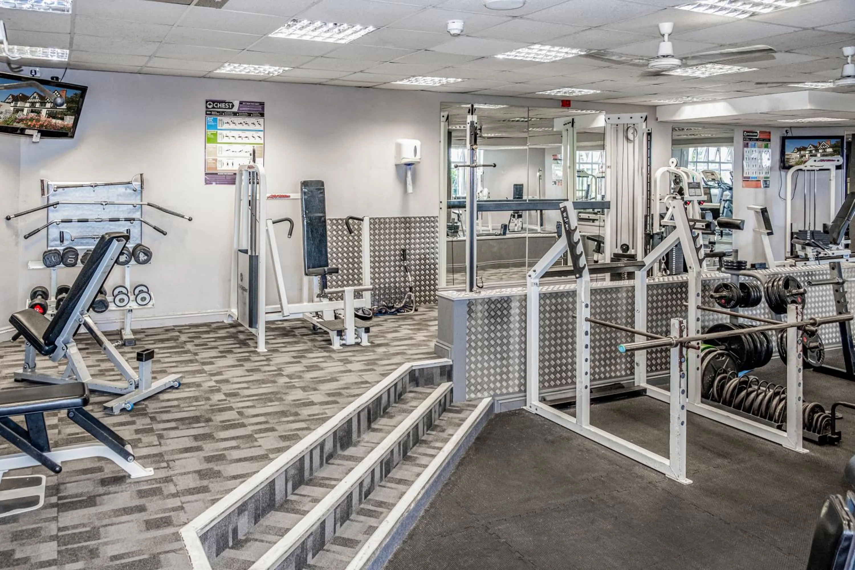 Fitness centre/facilities in Best Western The Webbington Hotel & Spa