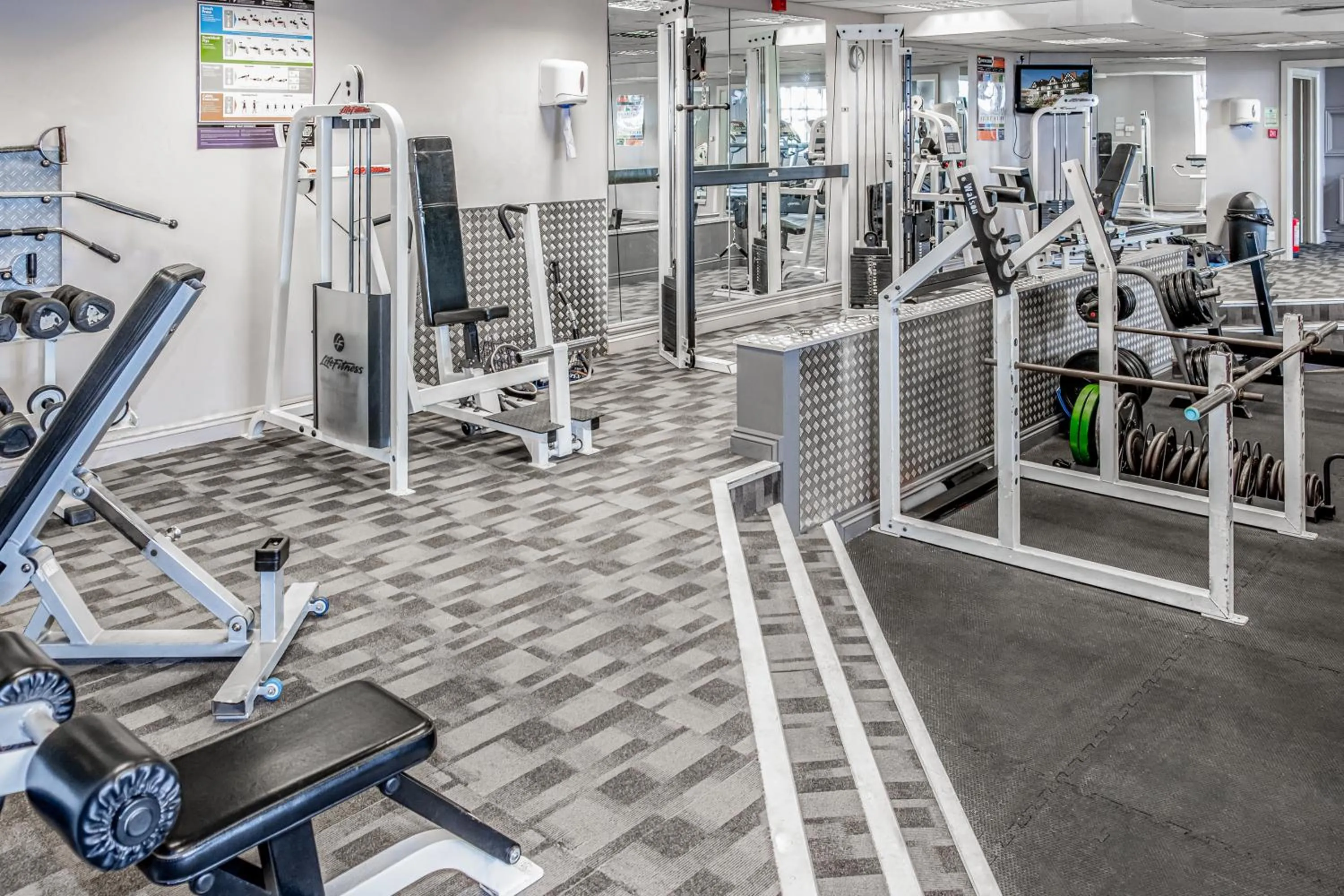 Fitness centre/facilities in Best Western The Webbington Hotel & Spa