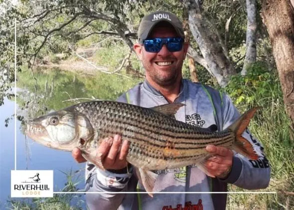 Fishing in River Hill Lodge