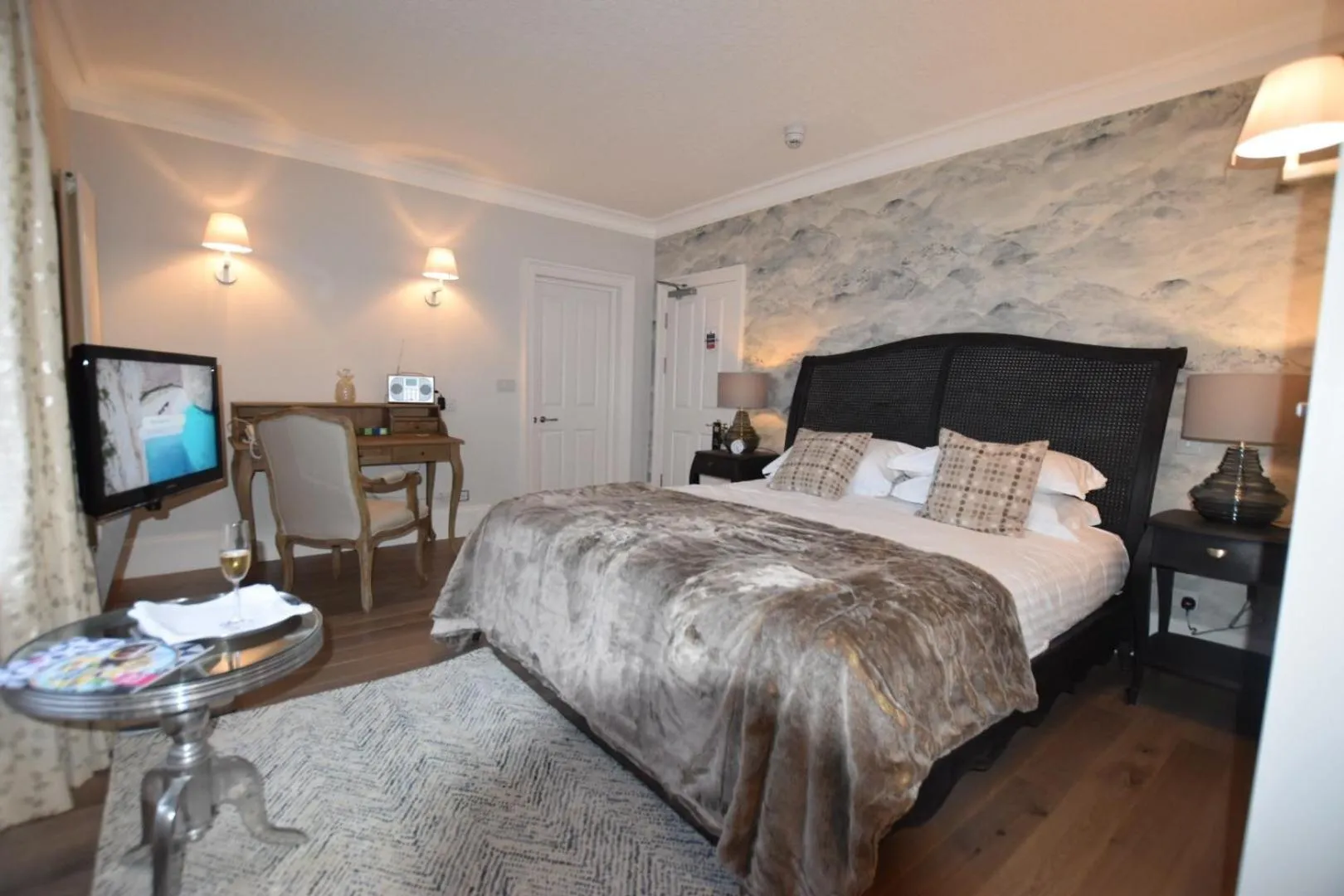 Bed in Watersmeet Hotel