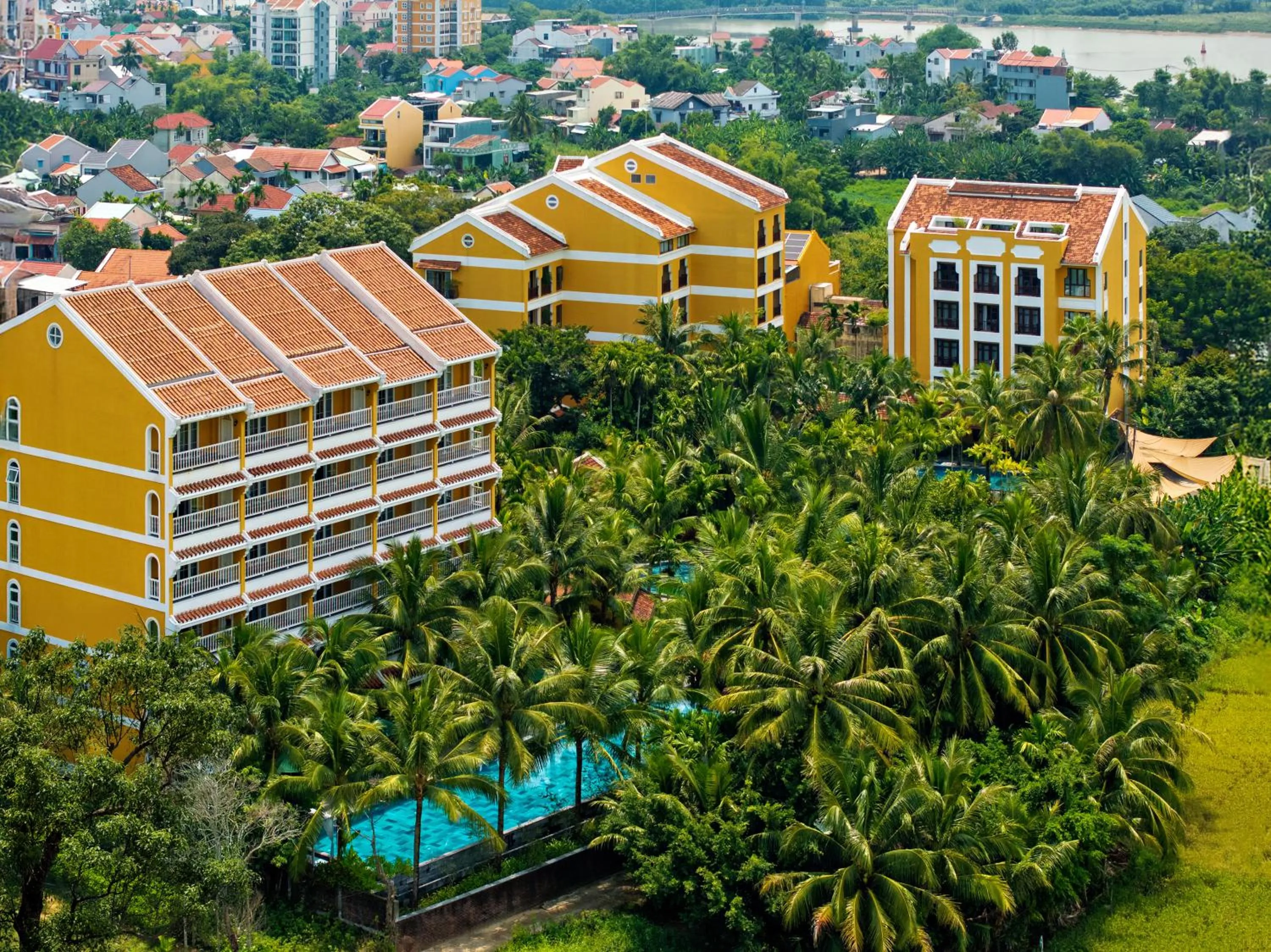 Property building in La Siesta Hoi An Resort & Spa