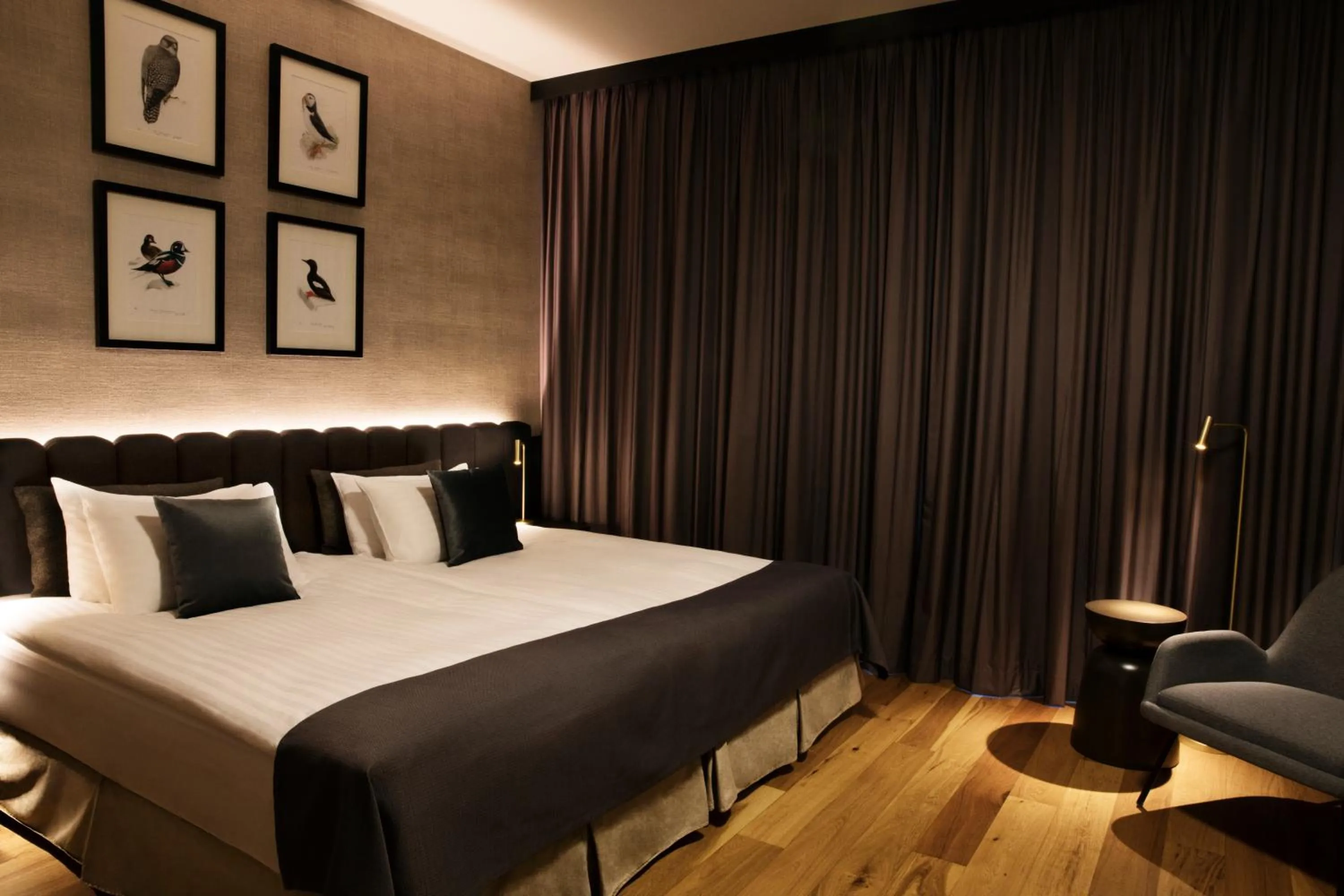 Bed in Hotel Reykjavík Grand