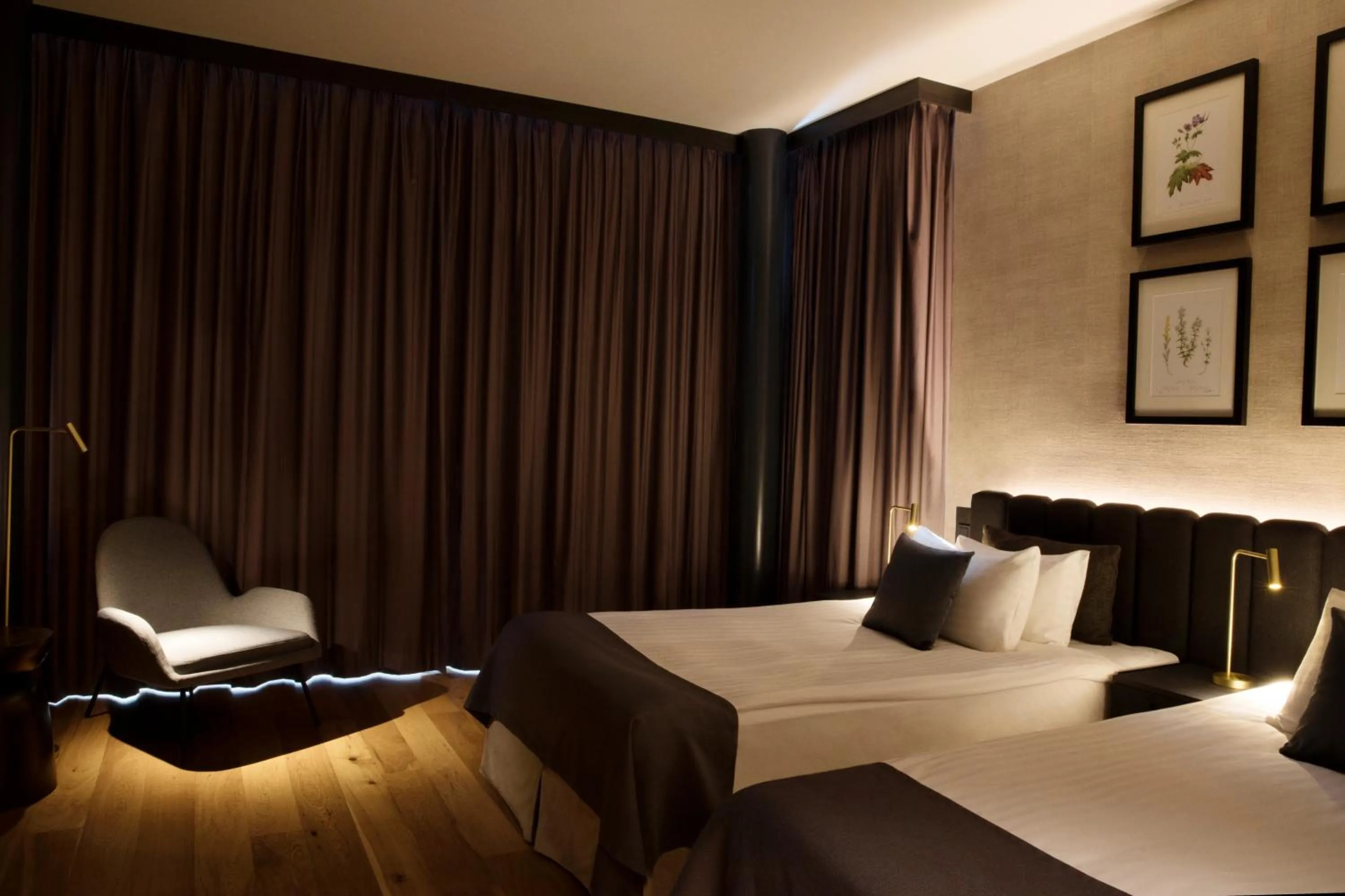 Bed in Hotel Reykjavík Grand