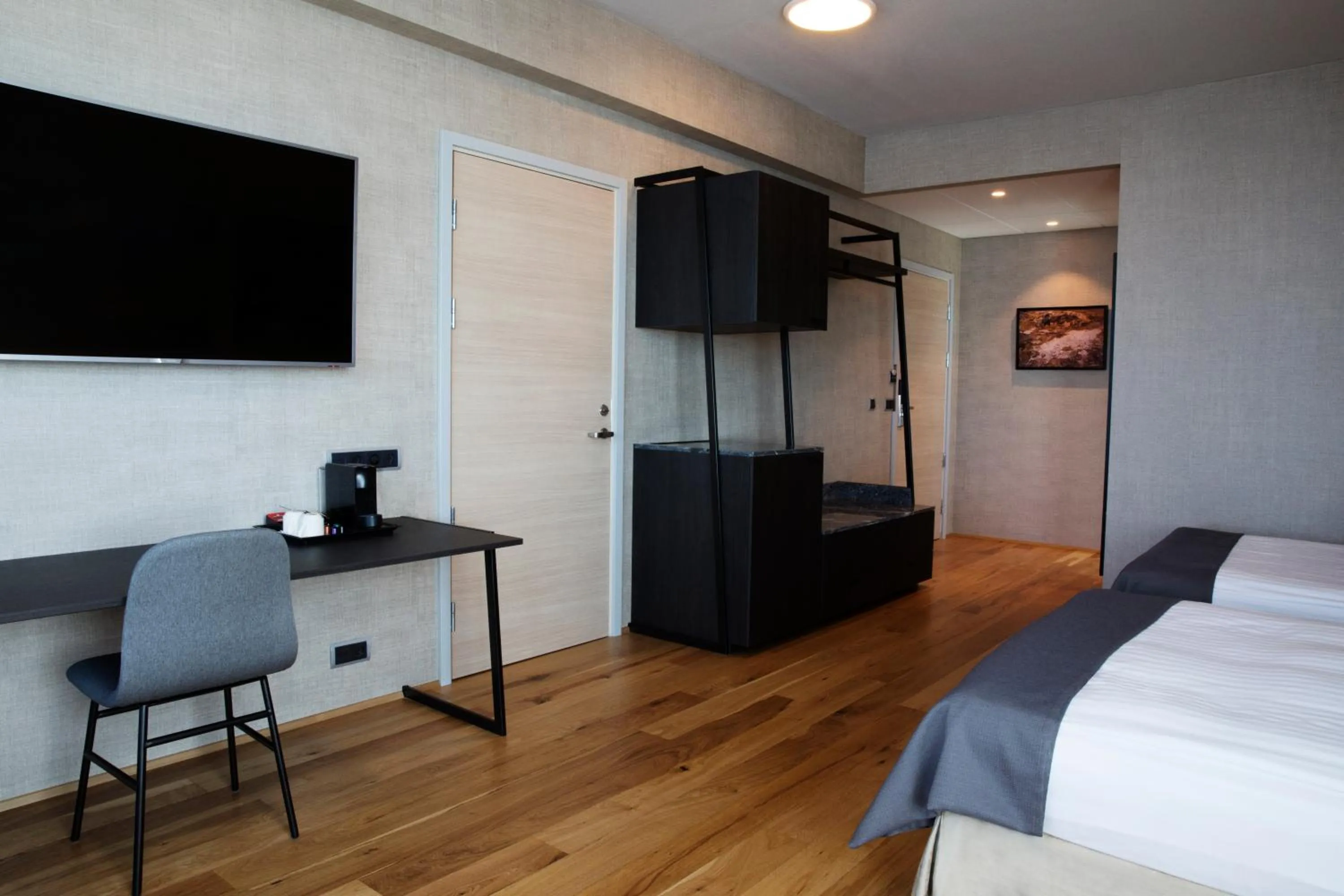 Bedroom, Bed in Hotel Reykjavík Grand