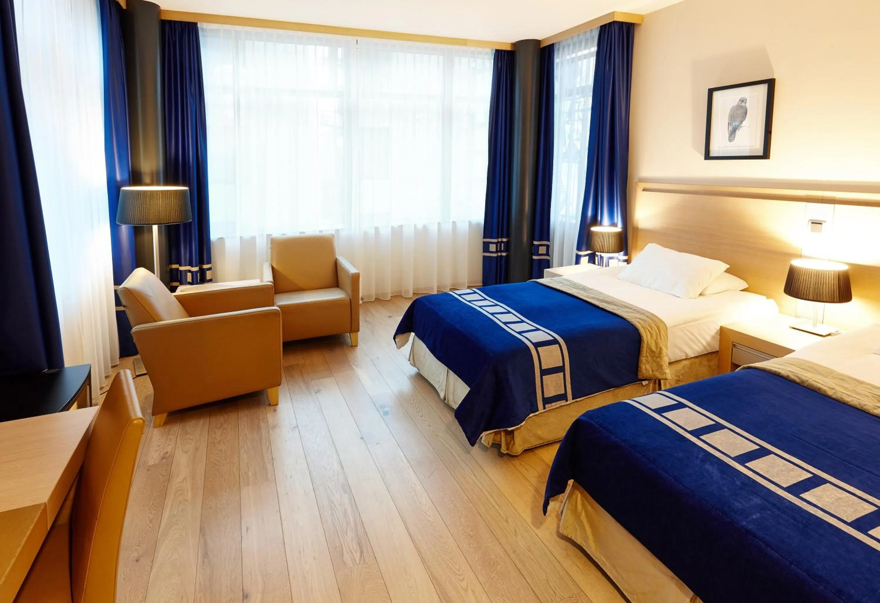 Bedroom, Bed in Hotel Reykjavík Grand