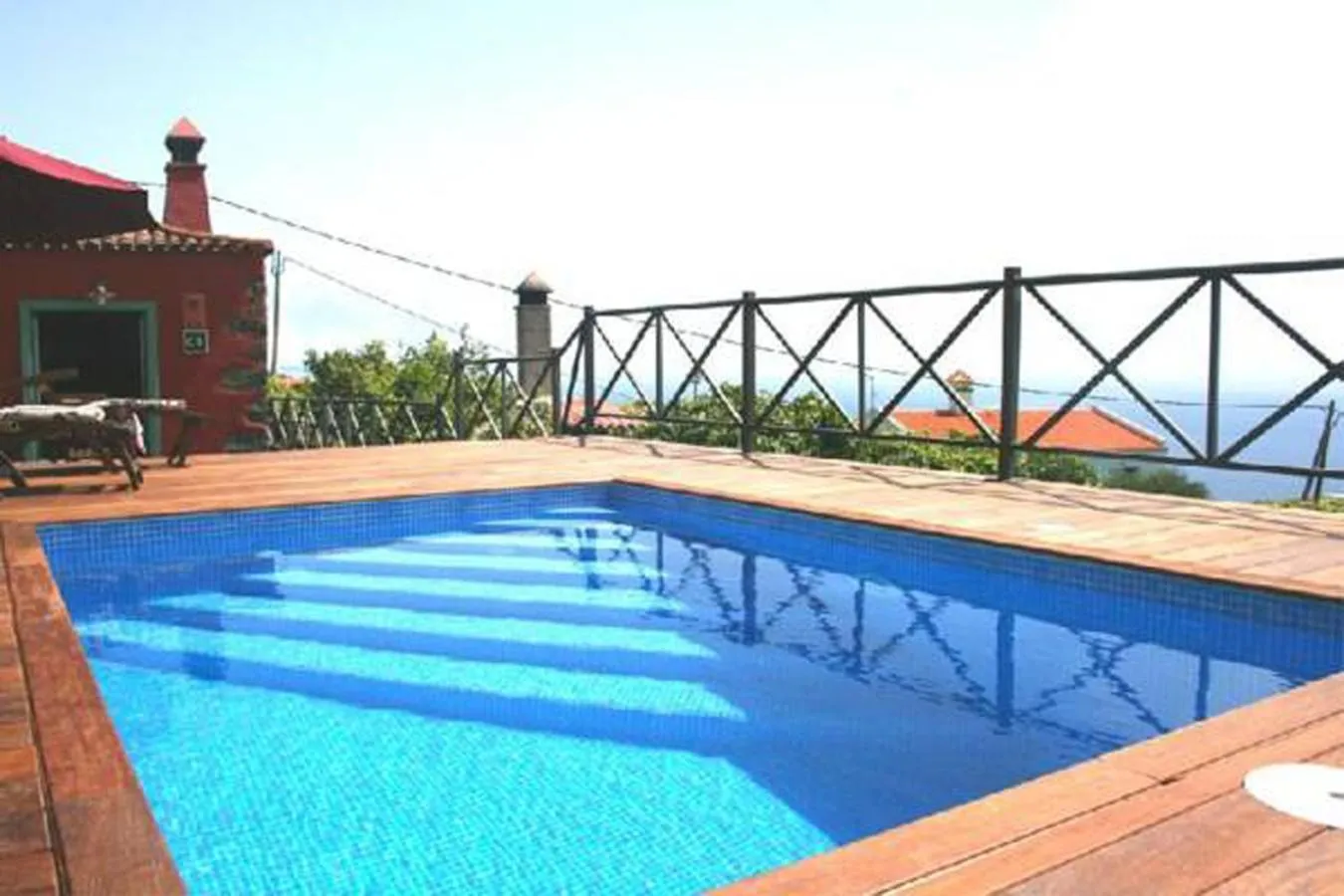 Swimming pool in Casa Rural La Caldera
