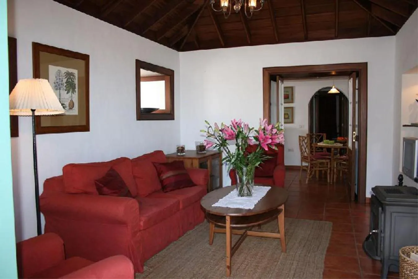 Living room in Casa Rural La Caldera