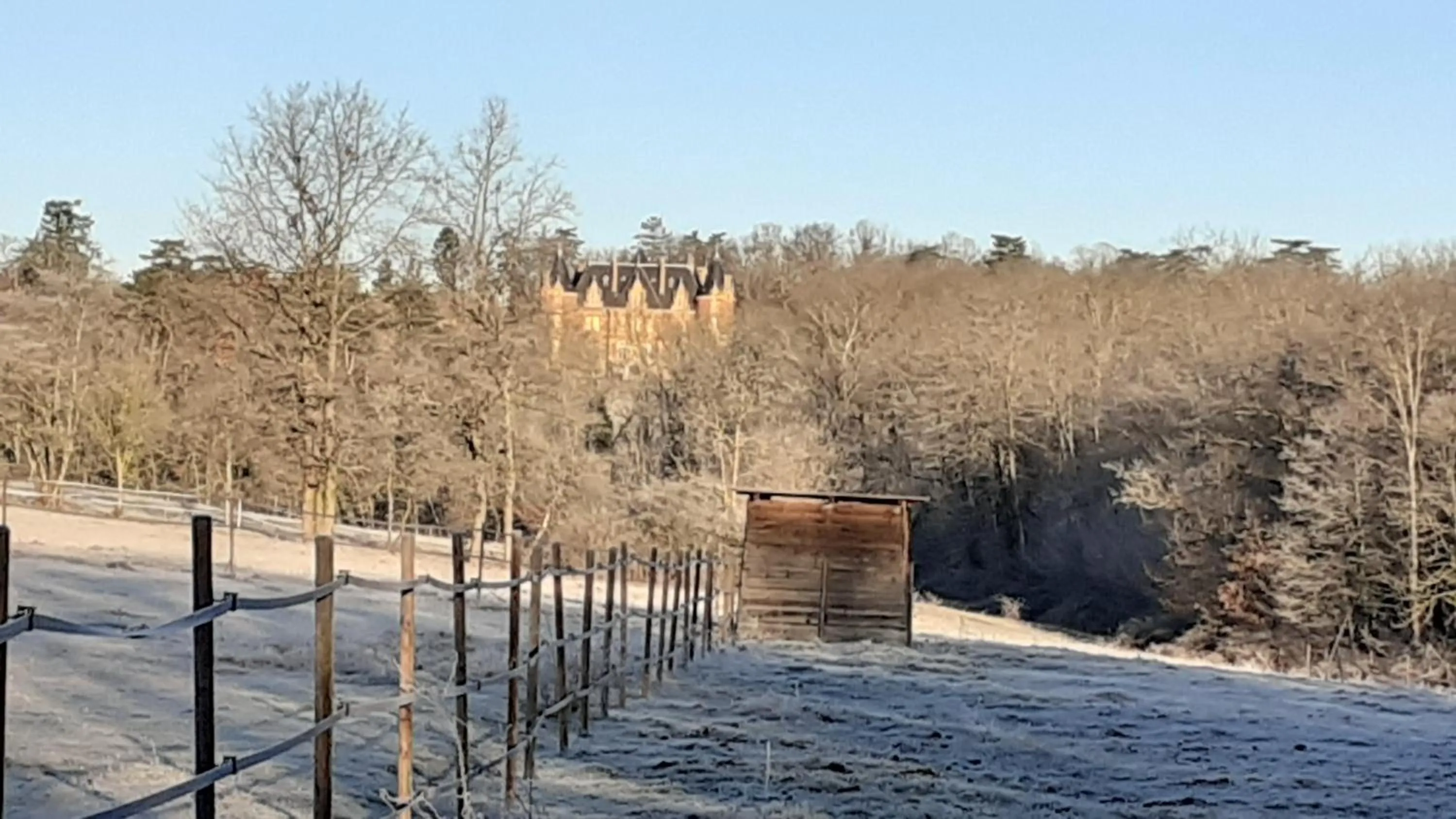 Winter in Domaine de la Poyat