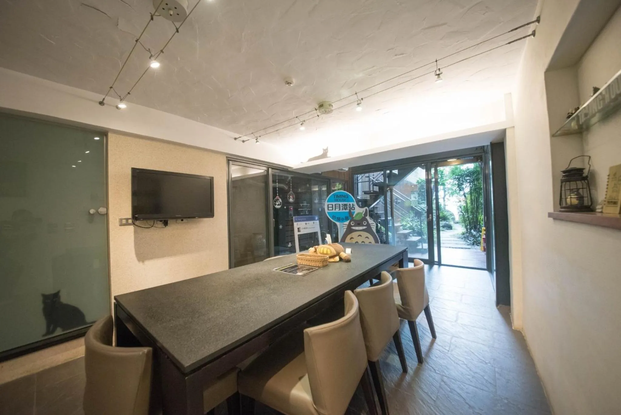 Seating area in Timing House