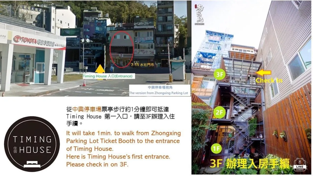 Text overlay in Timing House