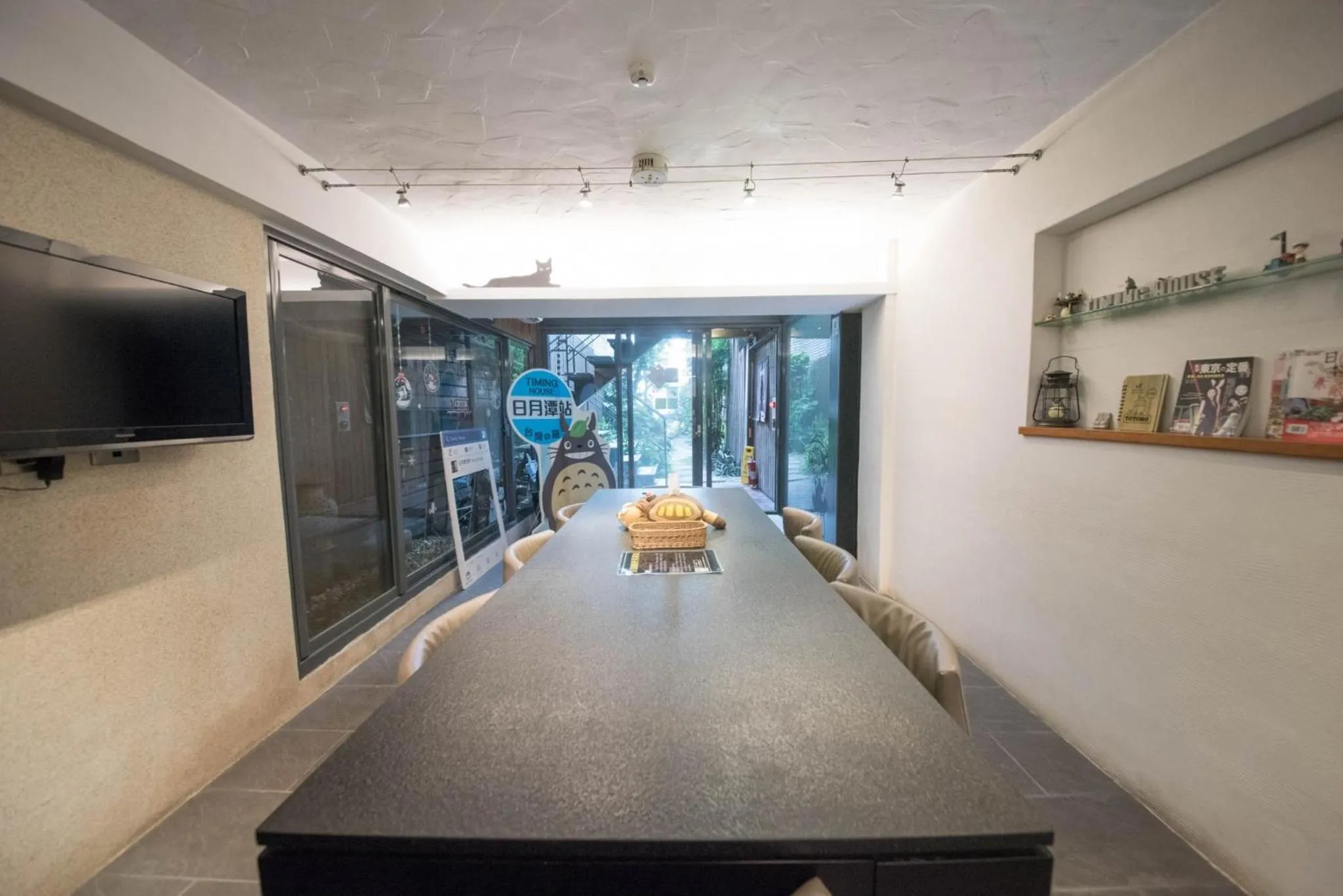 Seating area in Timing House