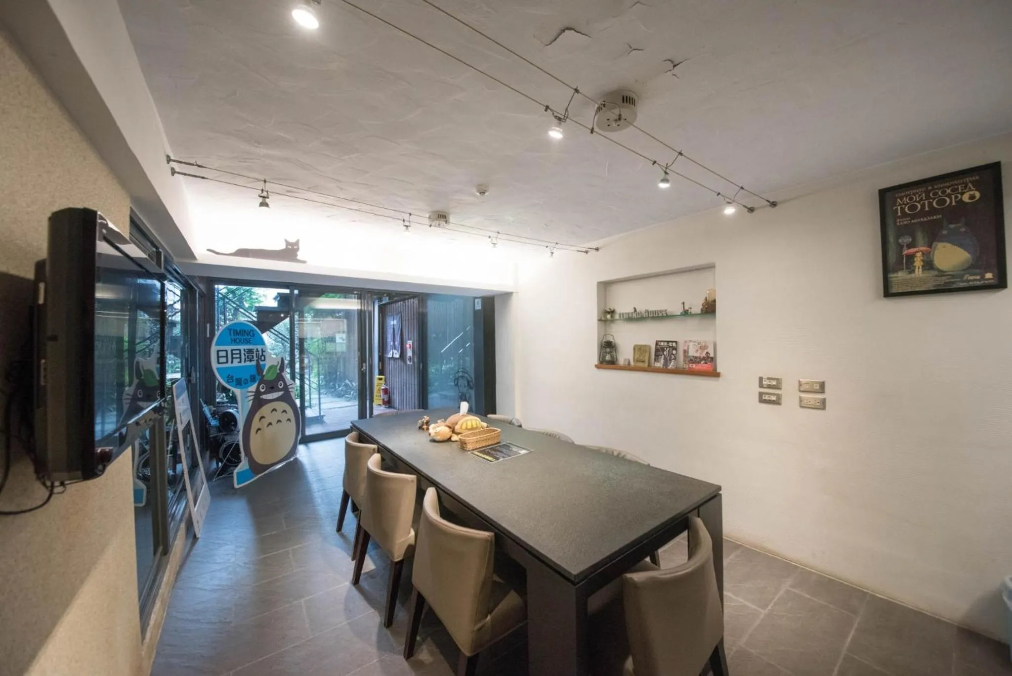 Seating area in Timing House