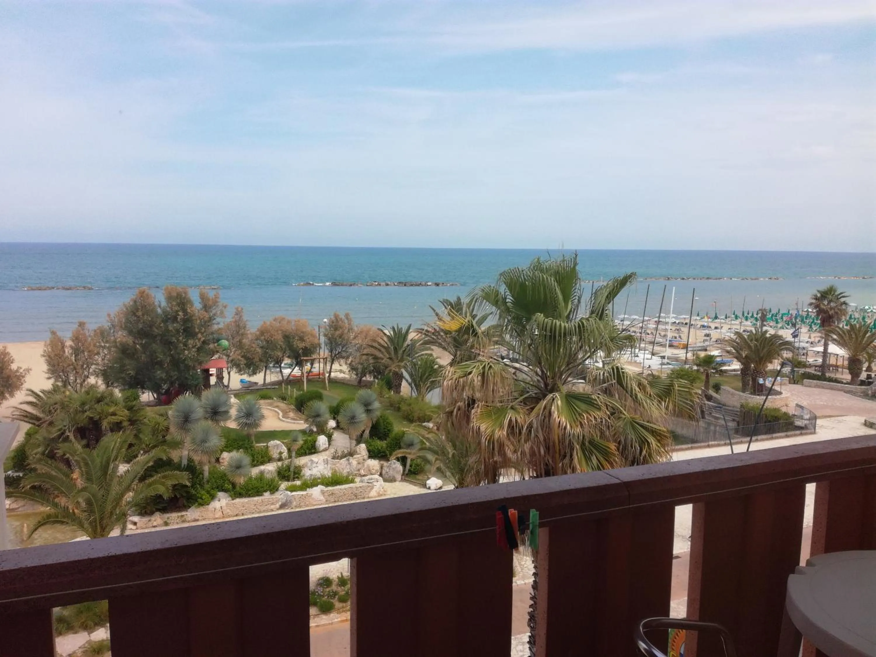 Sea view in Albergo Girasole Frontemare