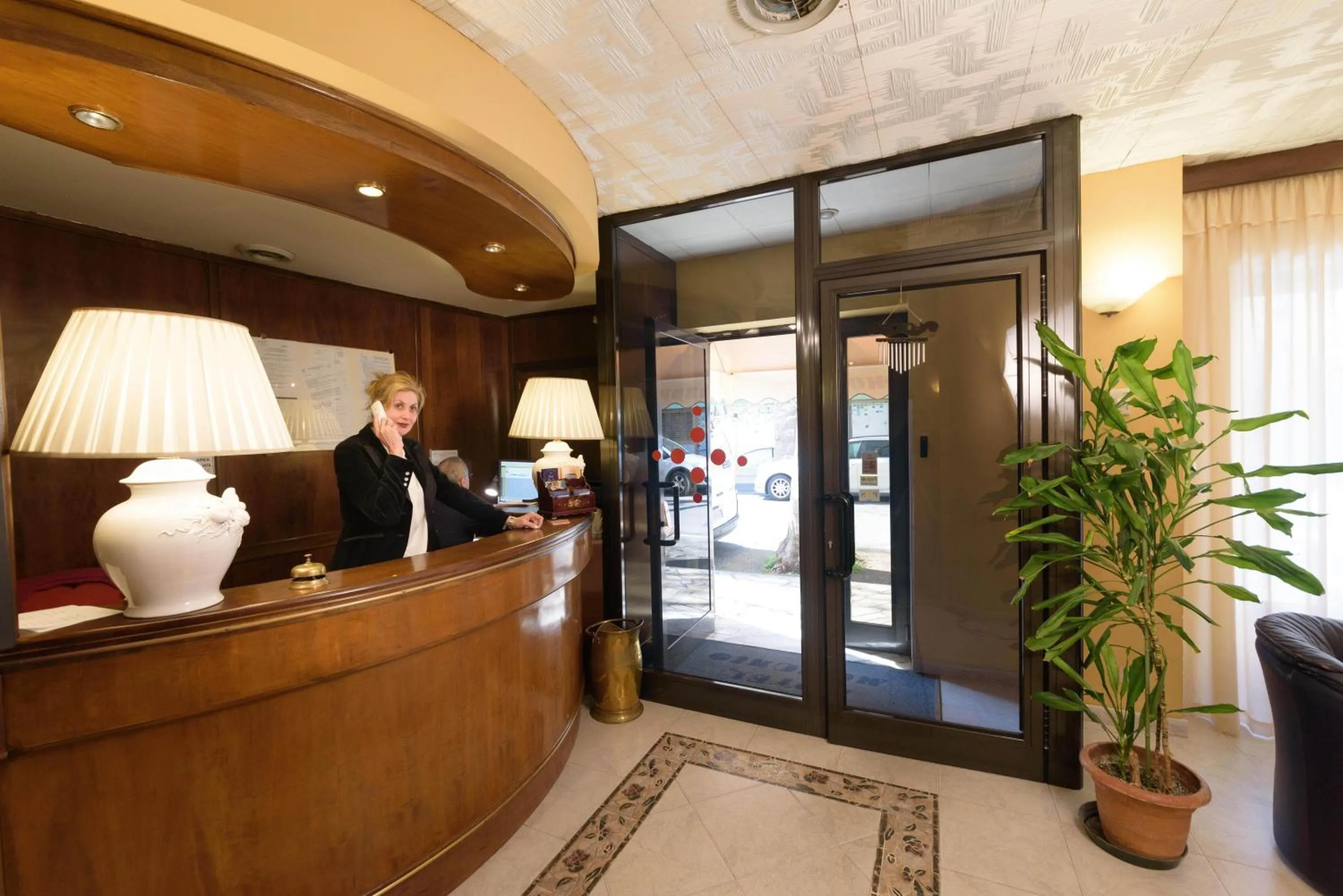 Lobby or reception in Hotel Morchio Mhotelsgroup