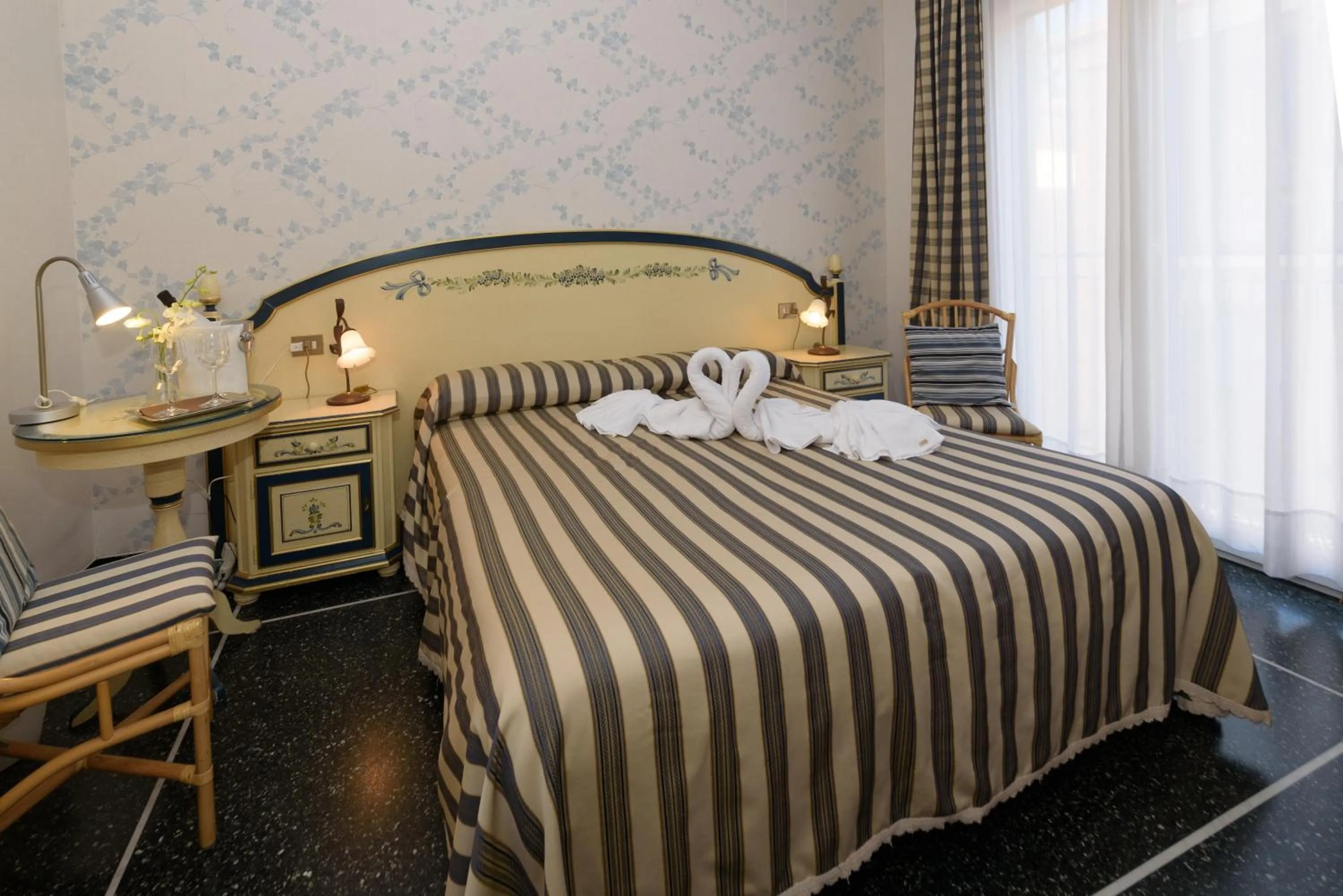 Photo of the whole room, Bed in Hotel Morchio Mhotelsgroup