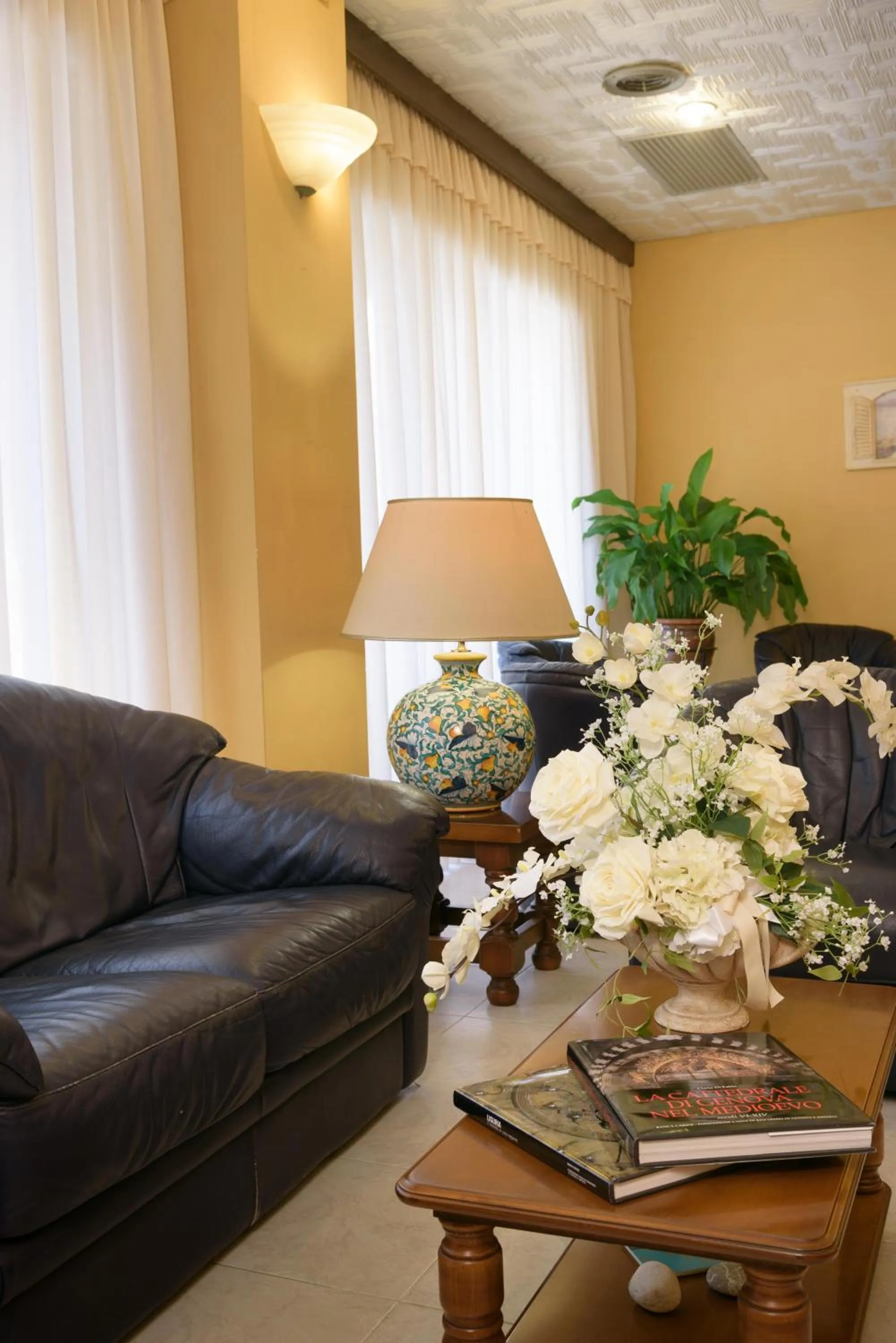 Communal lounge/ TV room in Hotel Morchio Mhotelsgroup