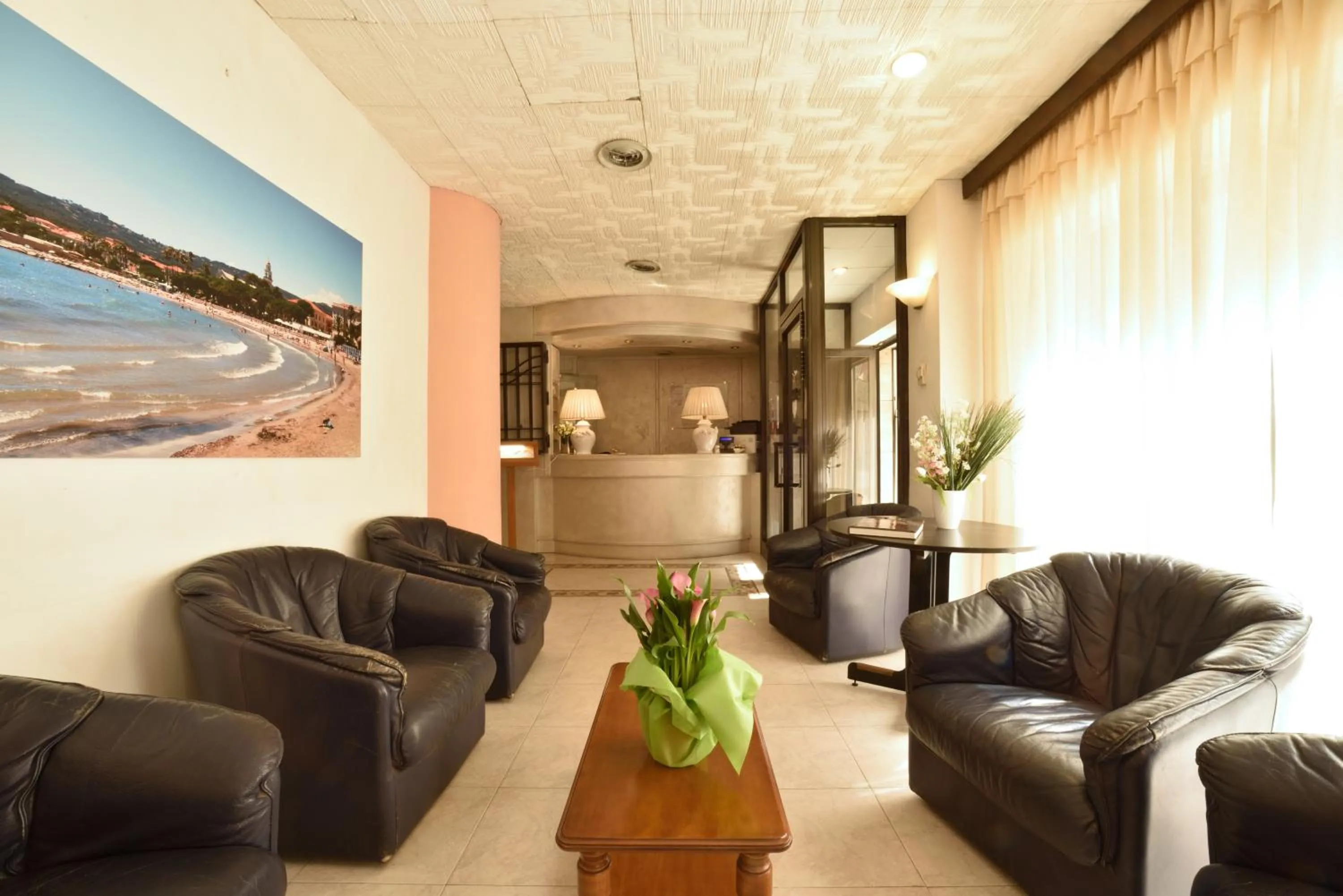 Lobby or reception in Hotel Morchio Mhotelsgroup