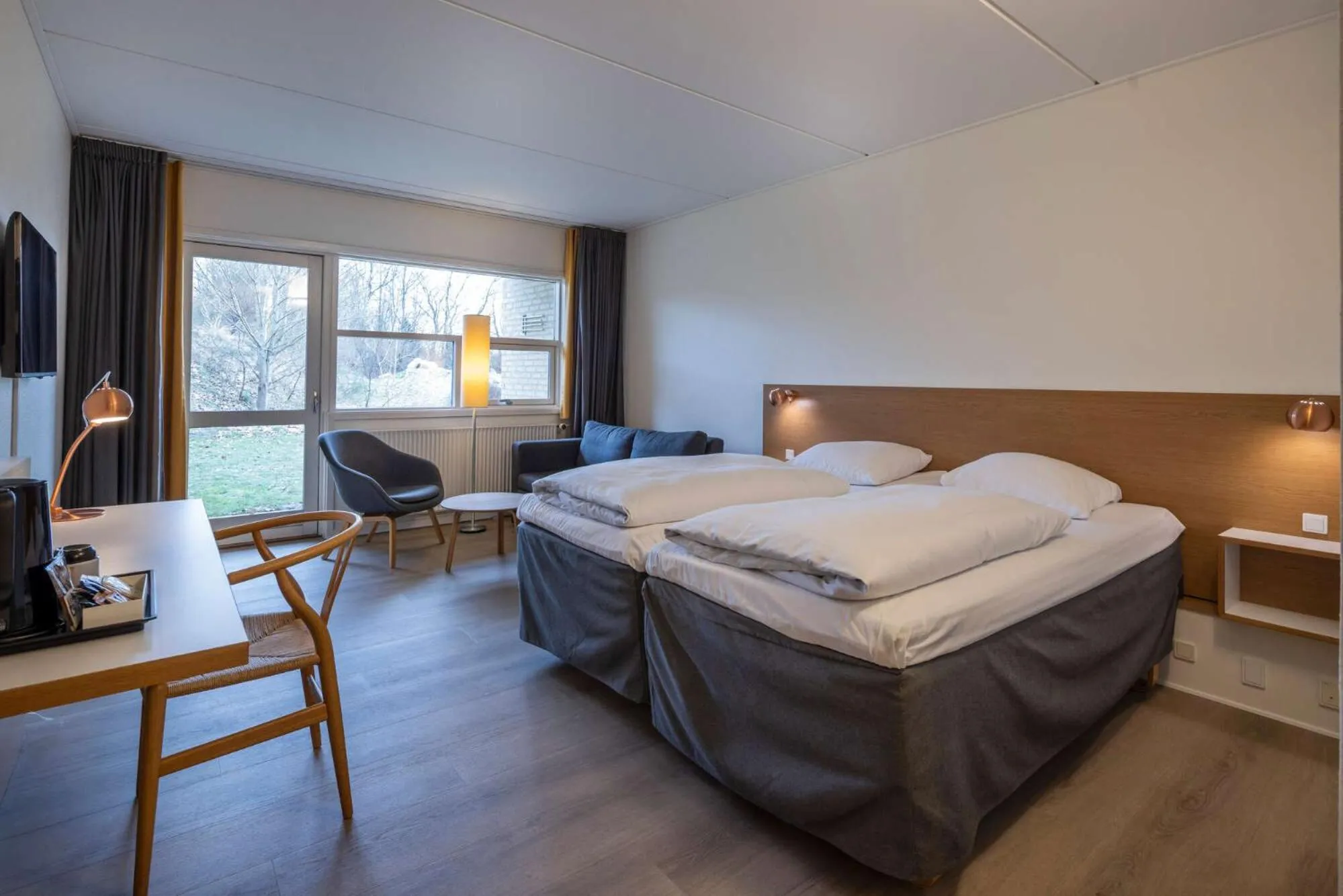 Bedroom, Bed in Comwell Rebild Bakker