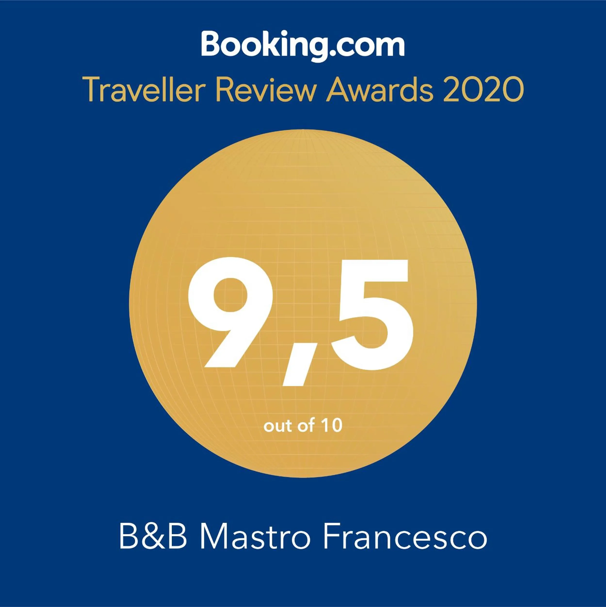Certificate/Award in B&B Mastro Francesco