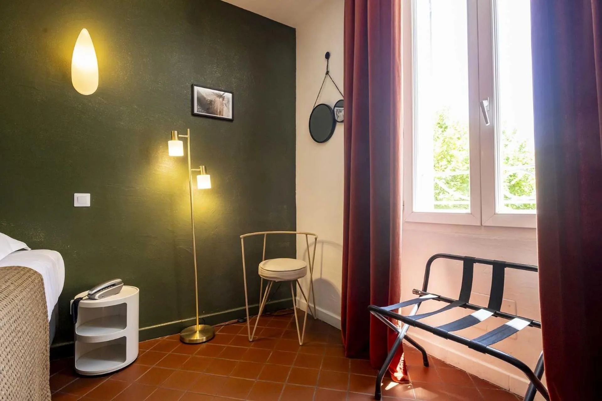 Bed in Hotel Burrhus