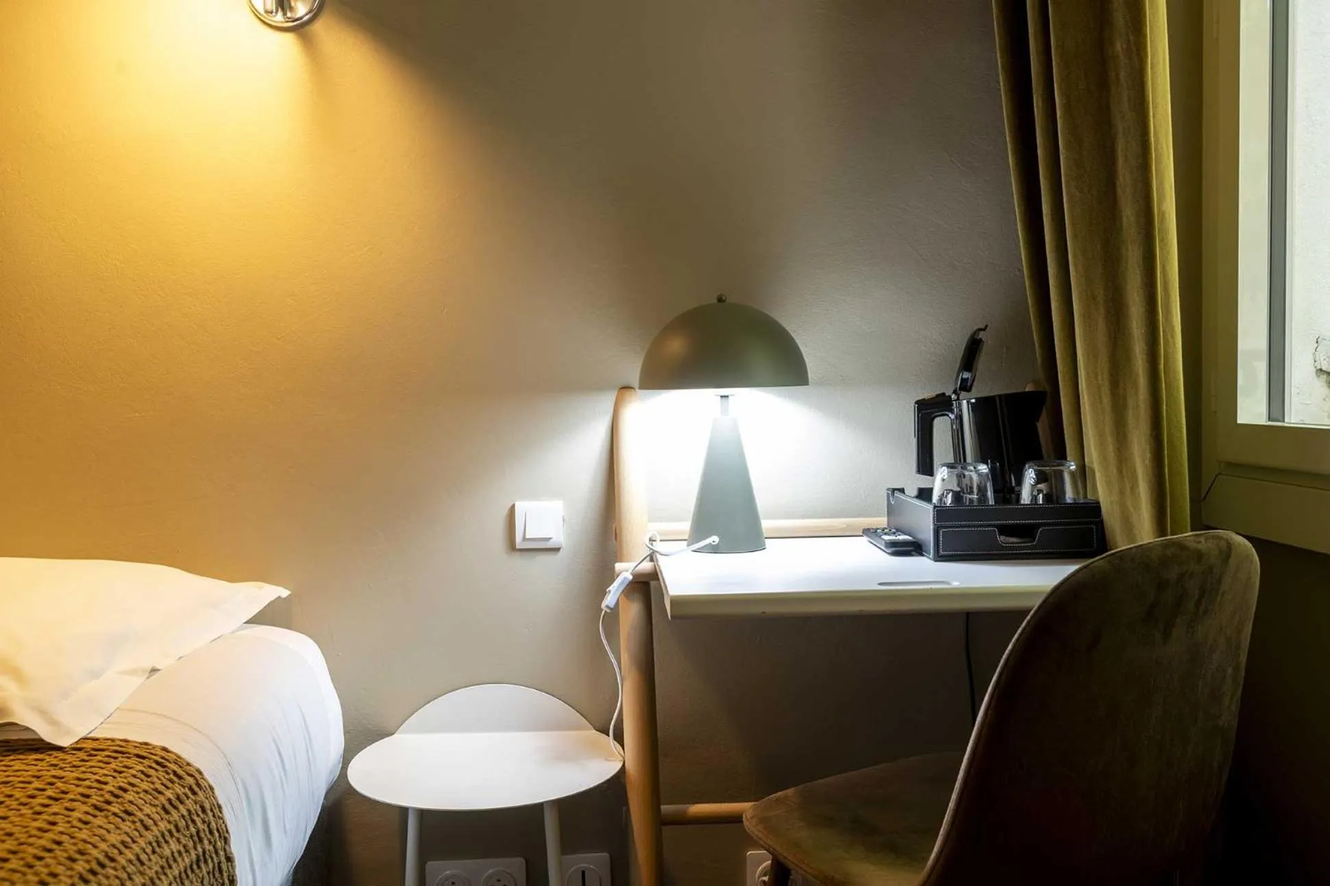 Bed in Hotel Burrhus