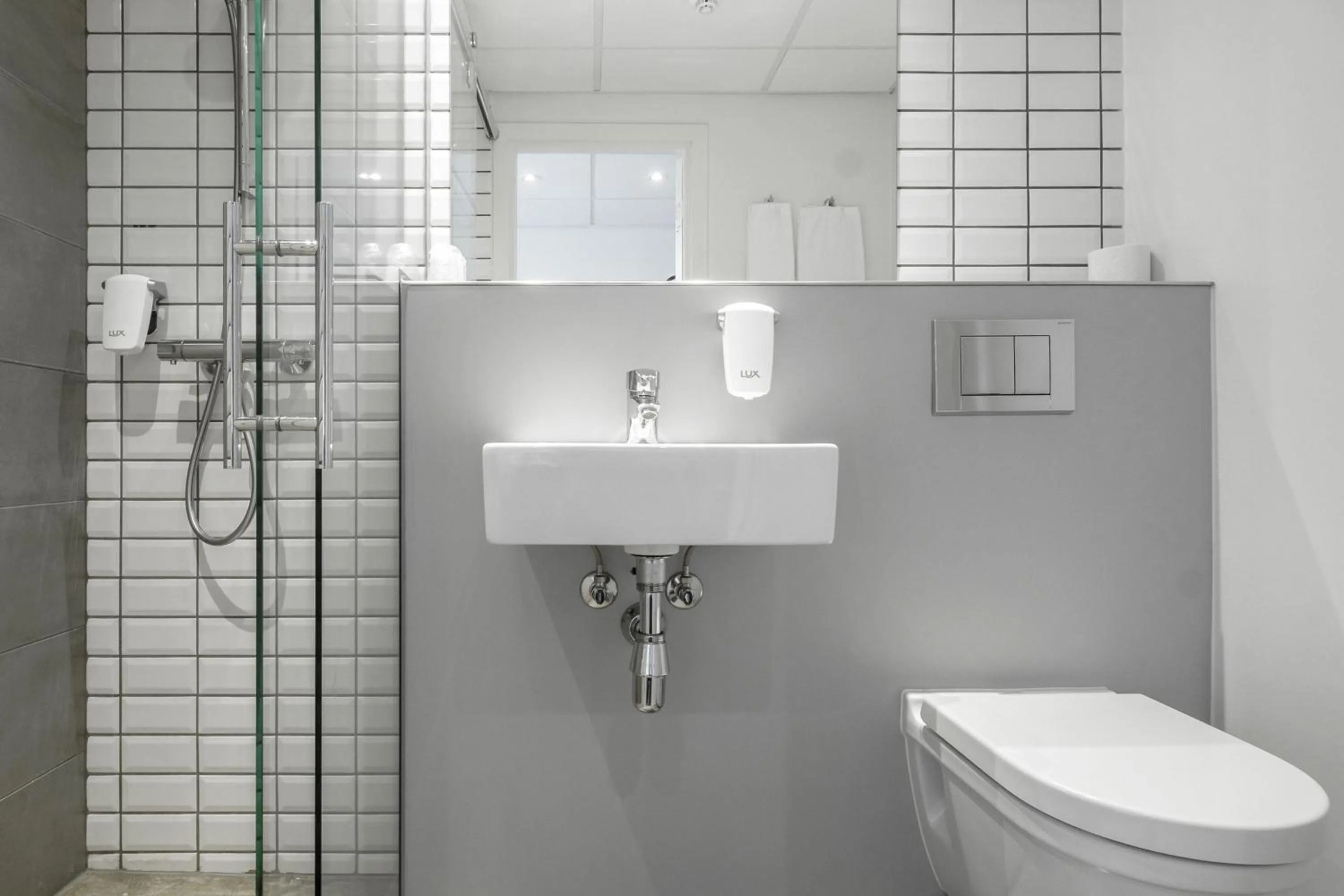 Bathroom in Four Points Flex by Sheraton Aarhus Viby