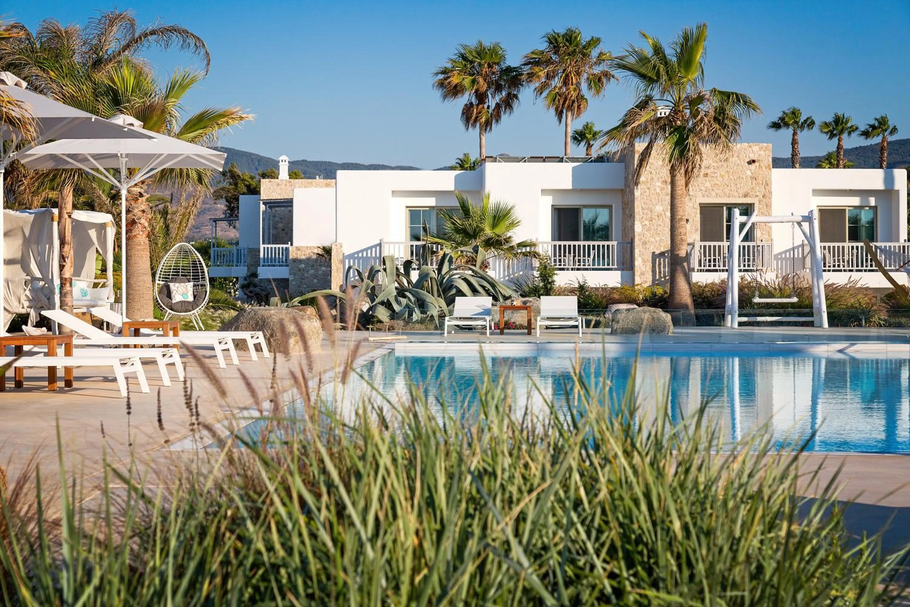 Swimming pool in White Pearls-Adults Only Luxury Suites