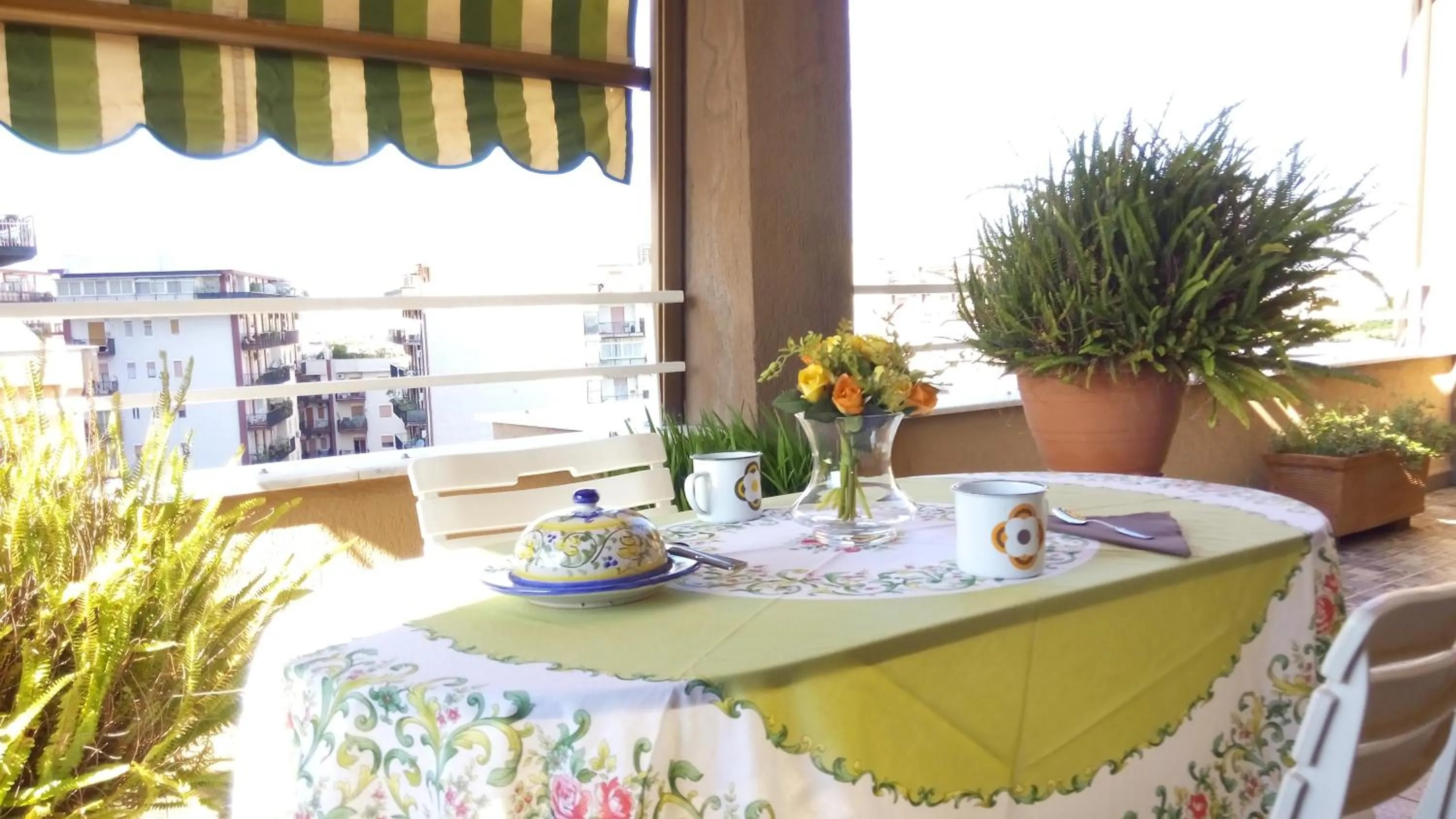 Balcony/Terrace in B&B Pisani
