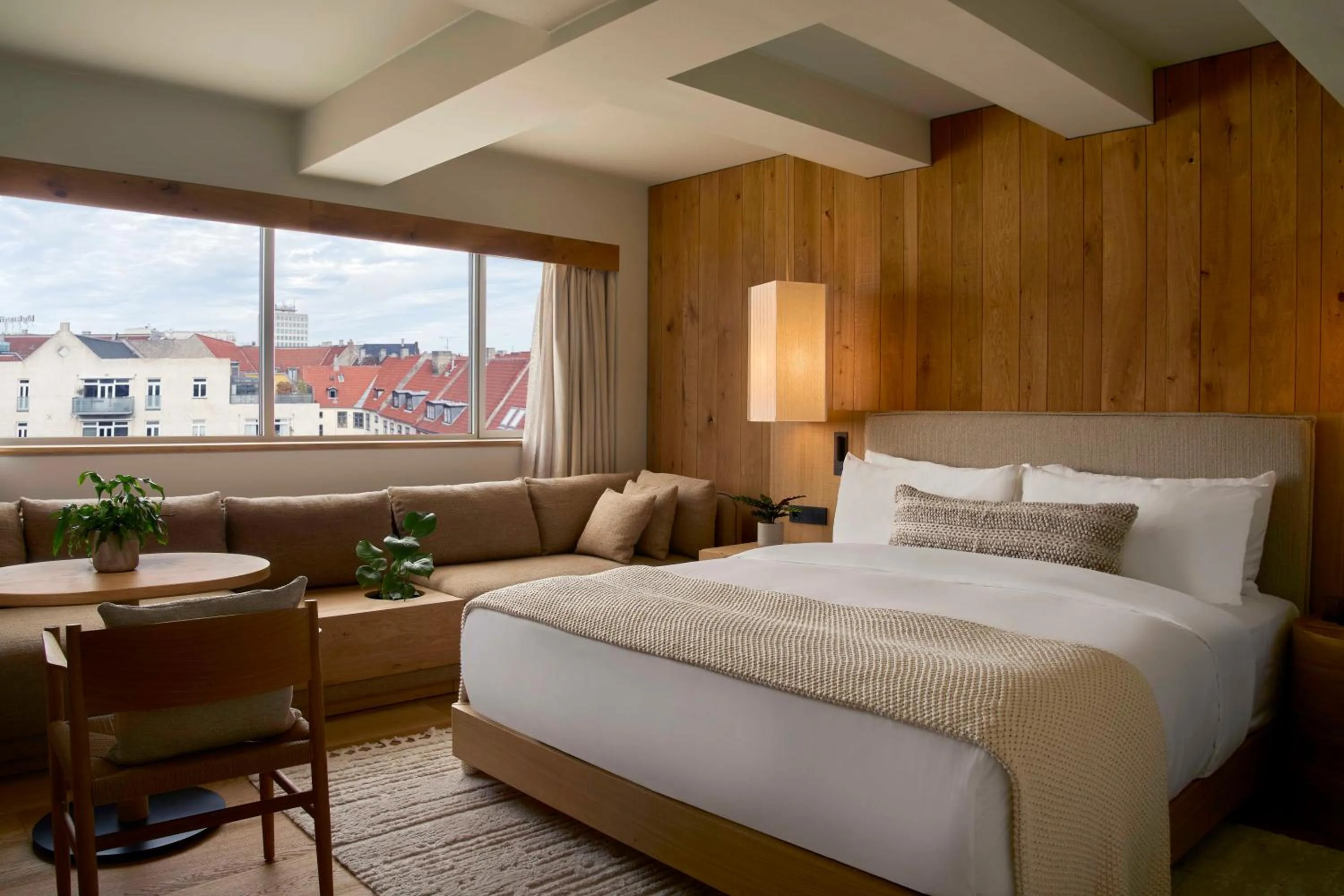 Living room, Bed in 1 Hotel Copenhagen