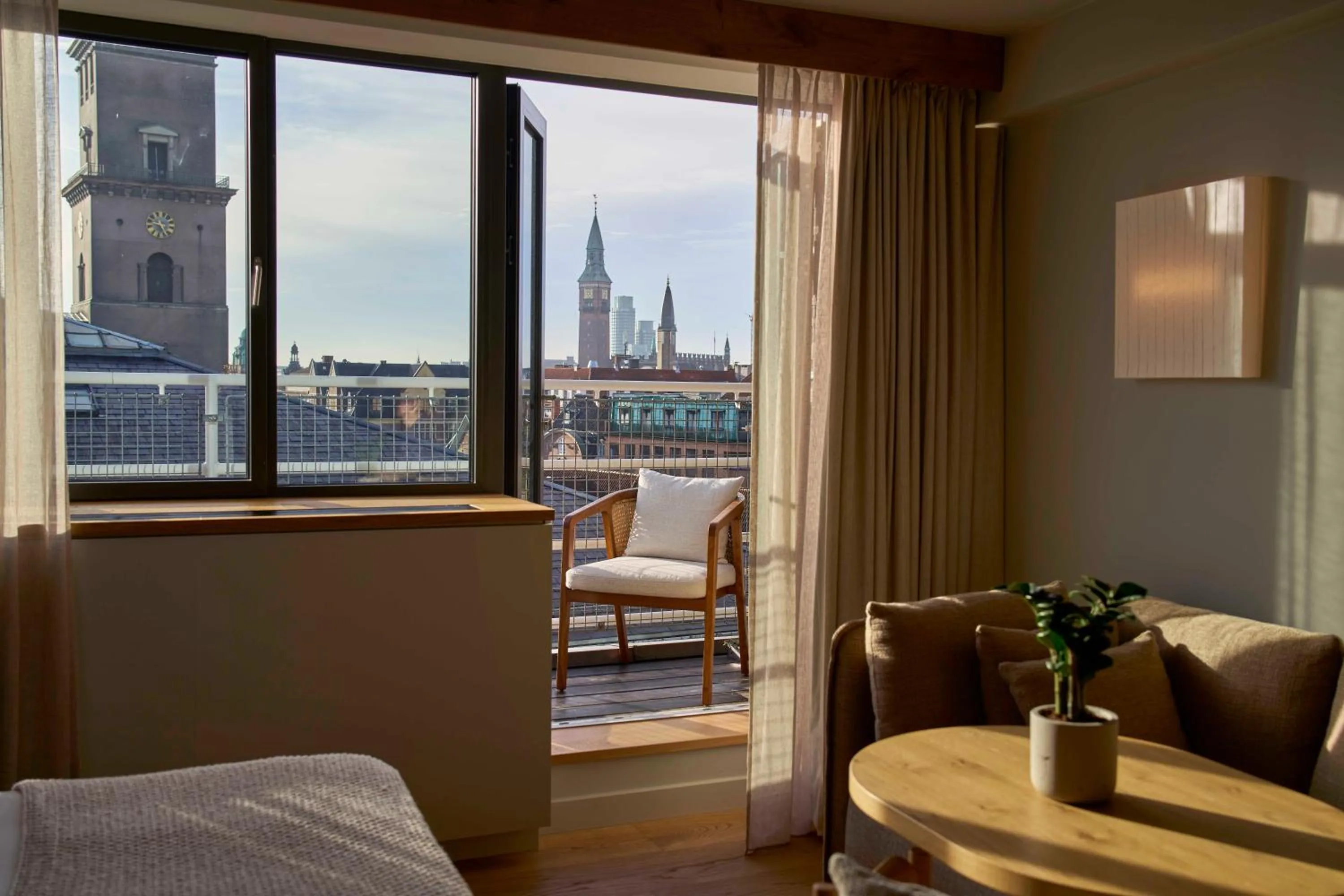 Balcony/Terrace, Bed in 1 Hotel Copenhagen