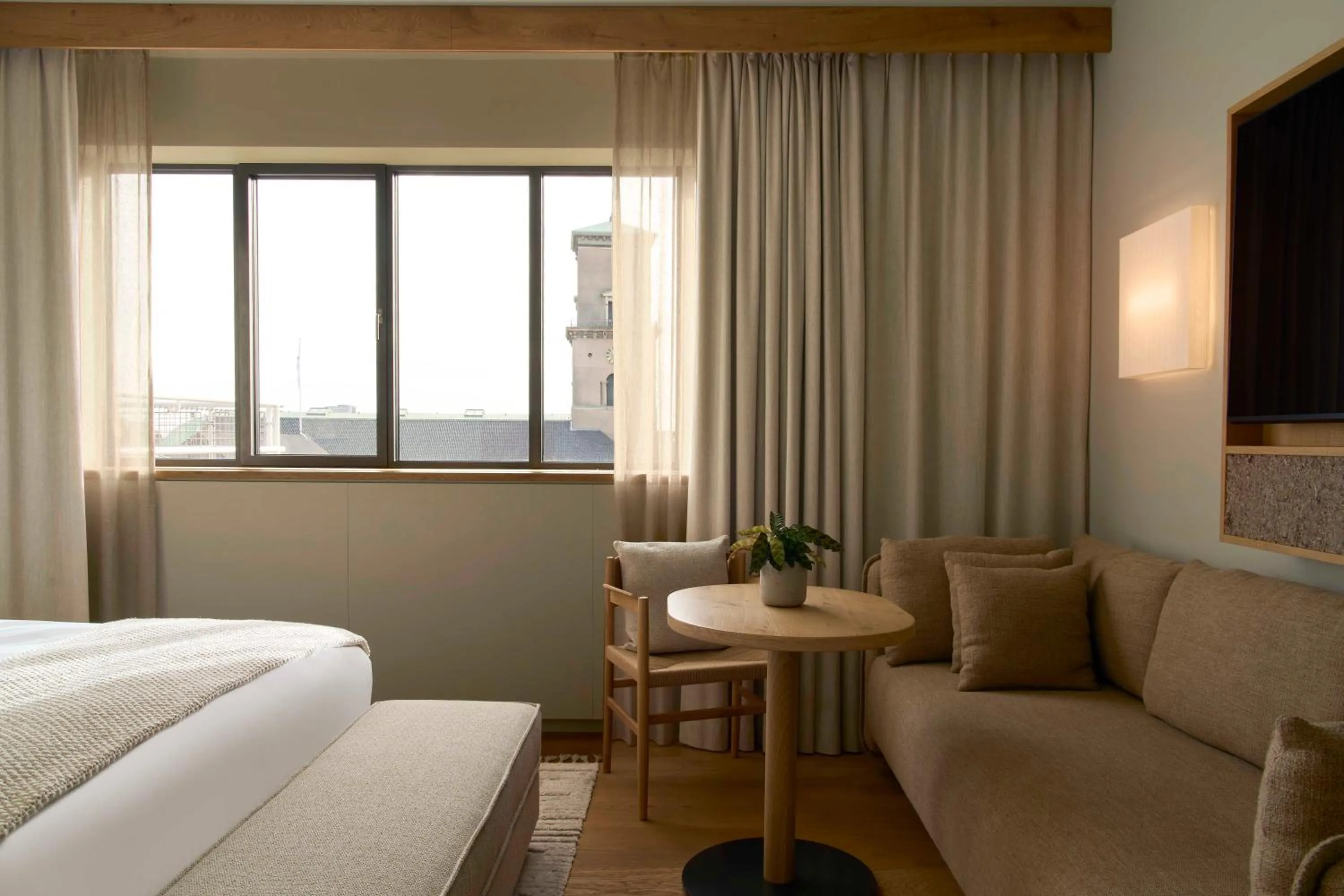 Living room, Bed in 1 Hotel Copenhagen