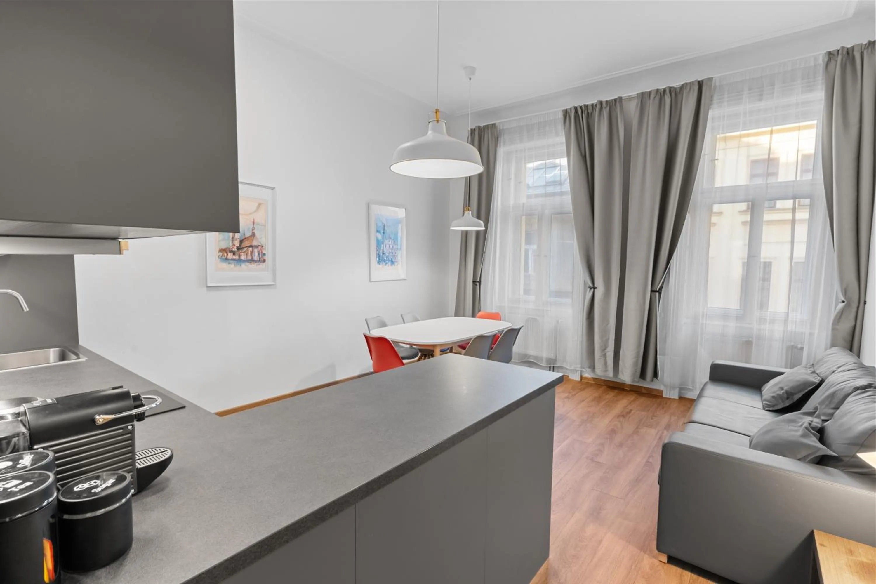 Living room in Residence St Havel Prague Old Town