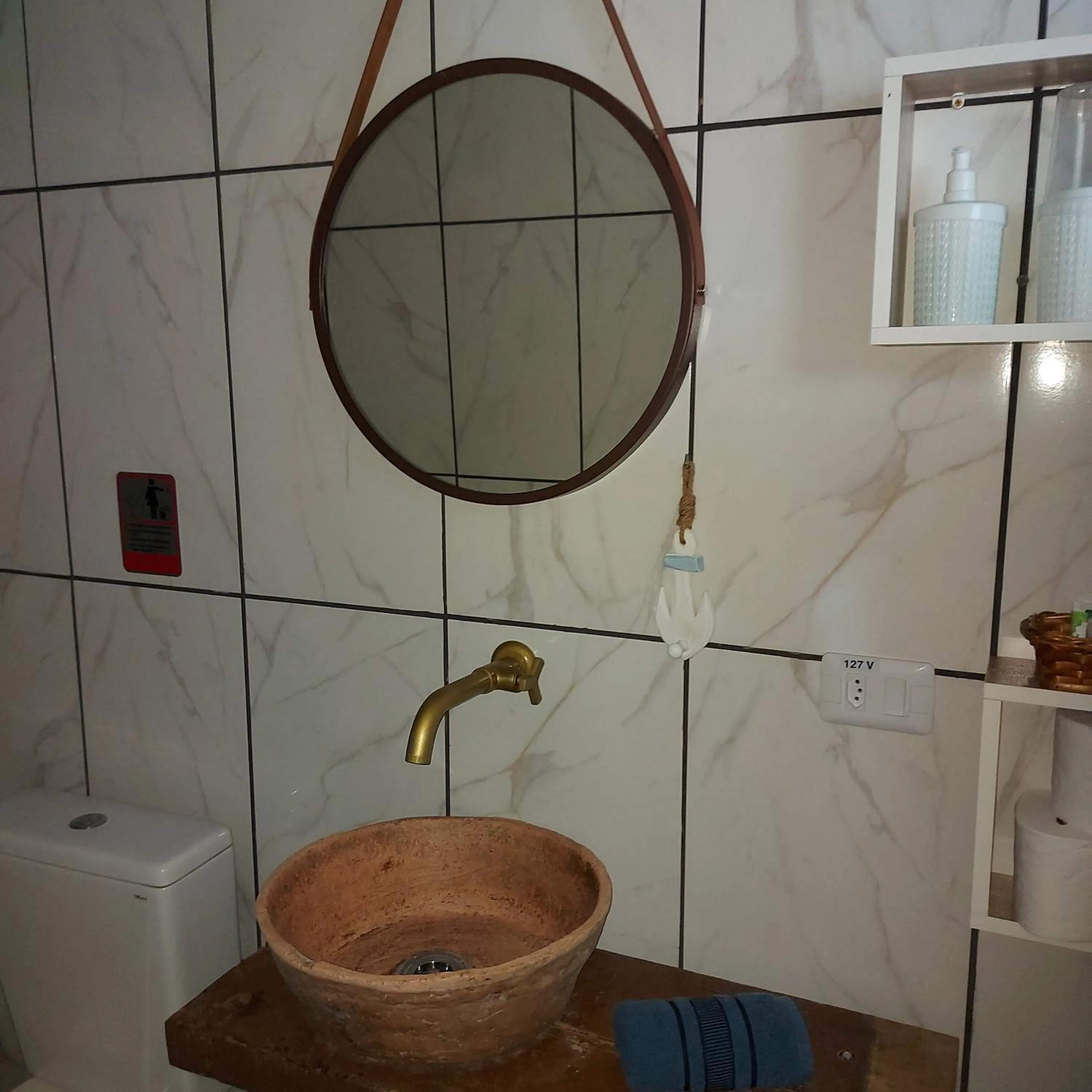 Bathroom in Pousada Chateau Sophie