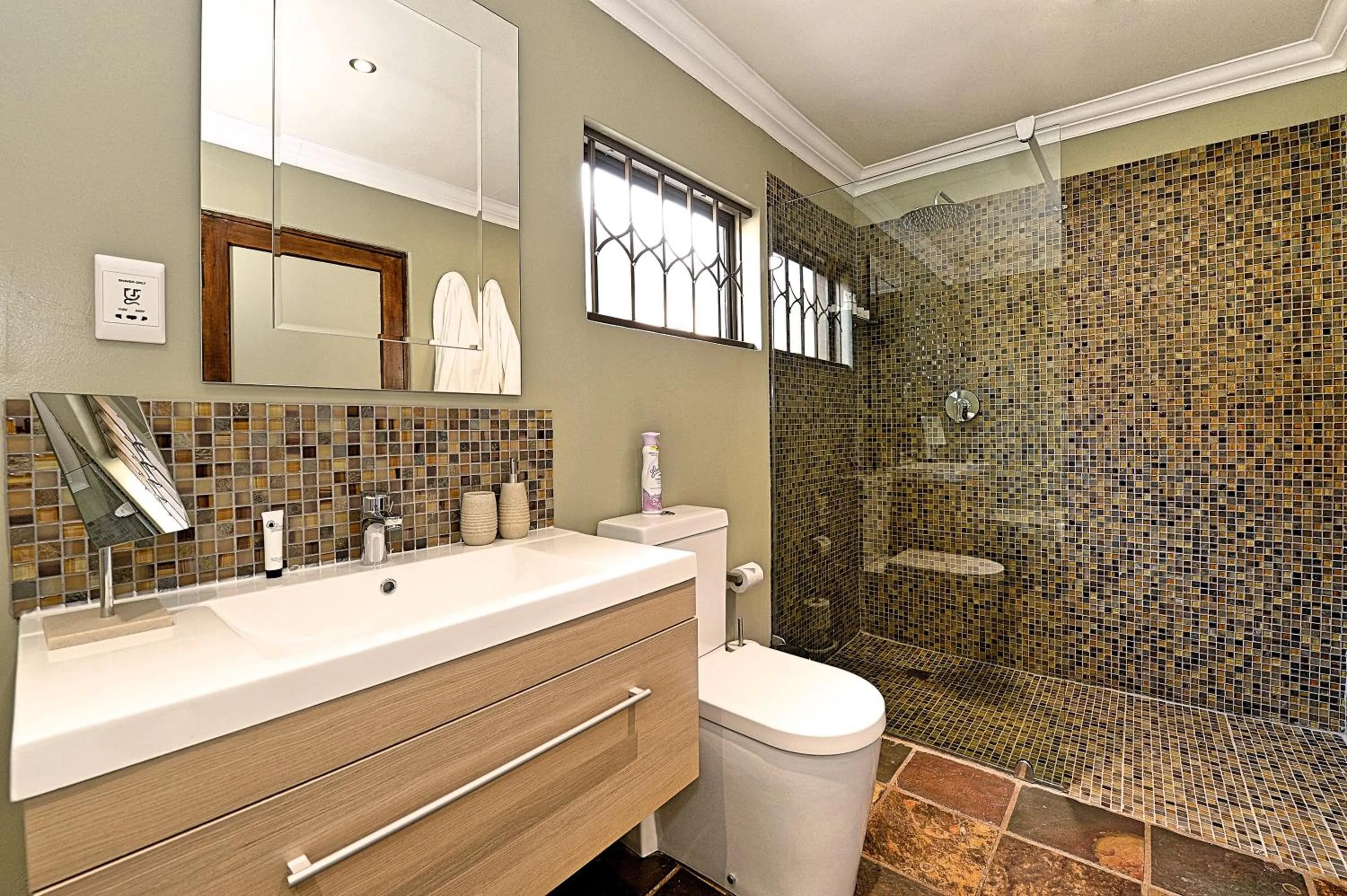 Shower in Kgarebana Boutique Guesthouse