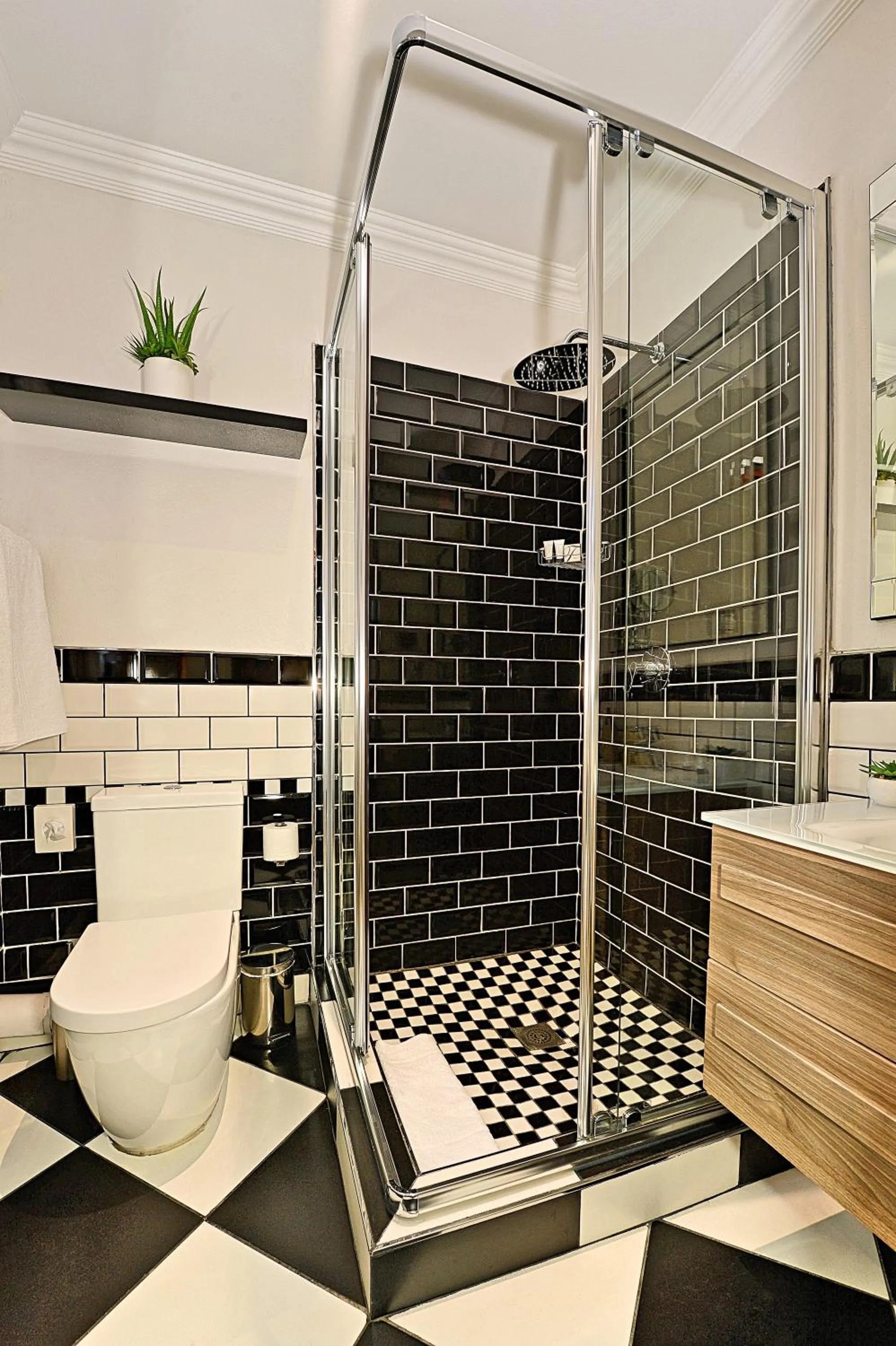 Shower in Kgarebana Boutique Guesthouse