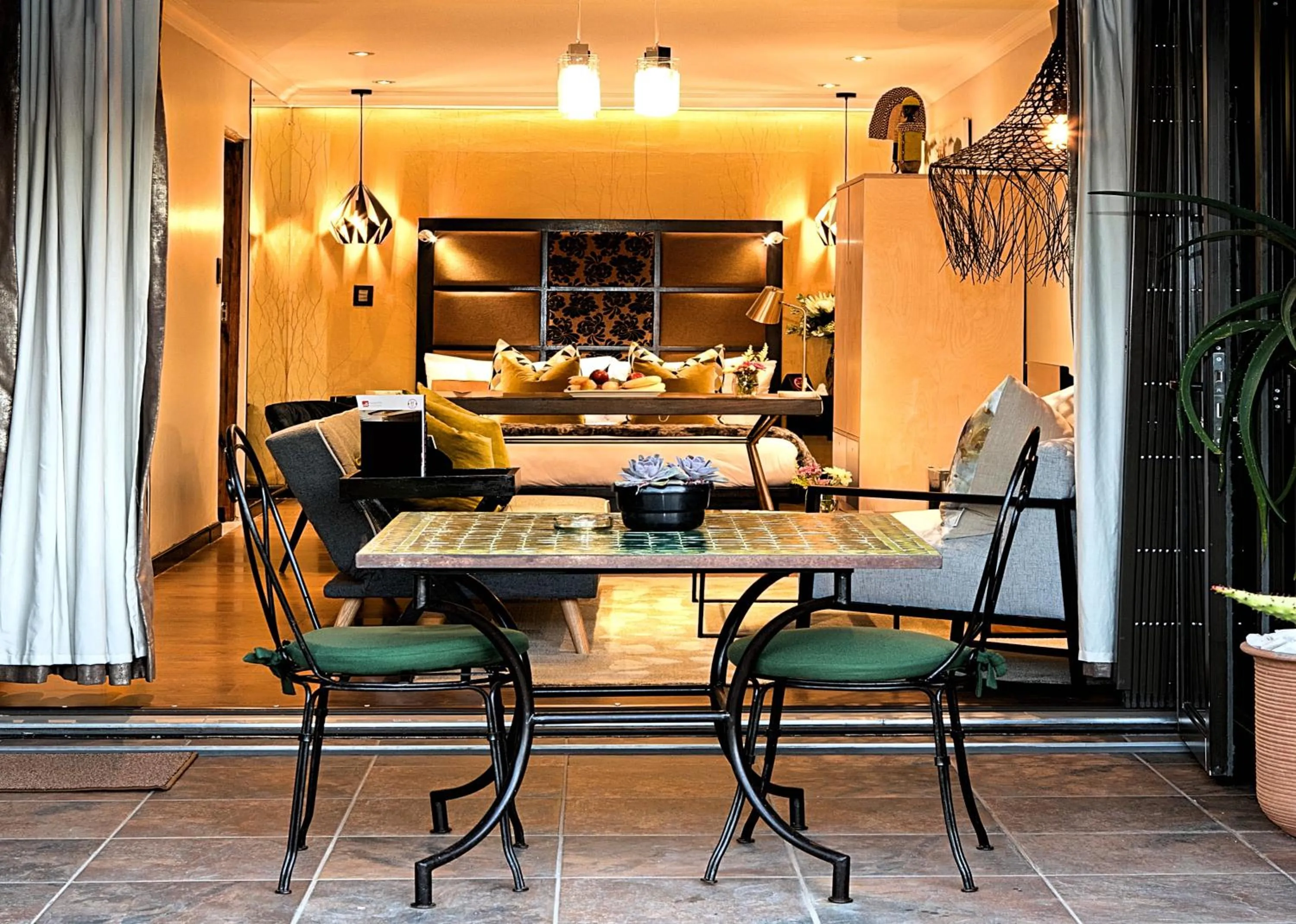 Patio in Kgarebana Boutique Guesthouse