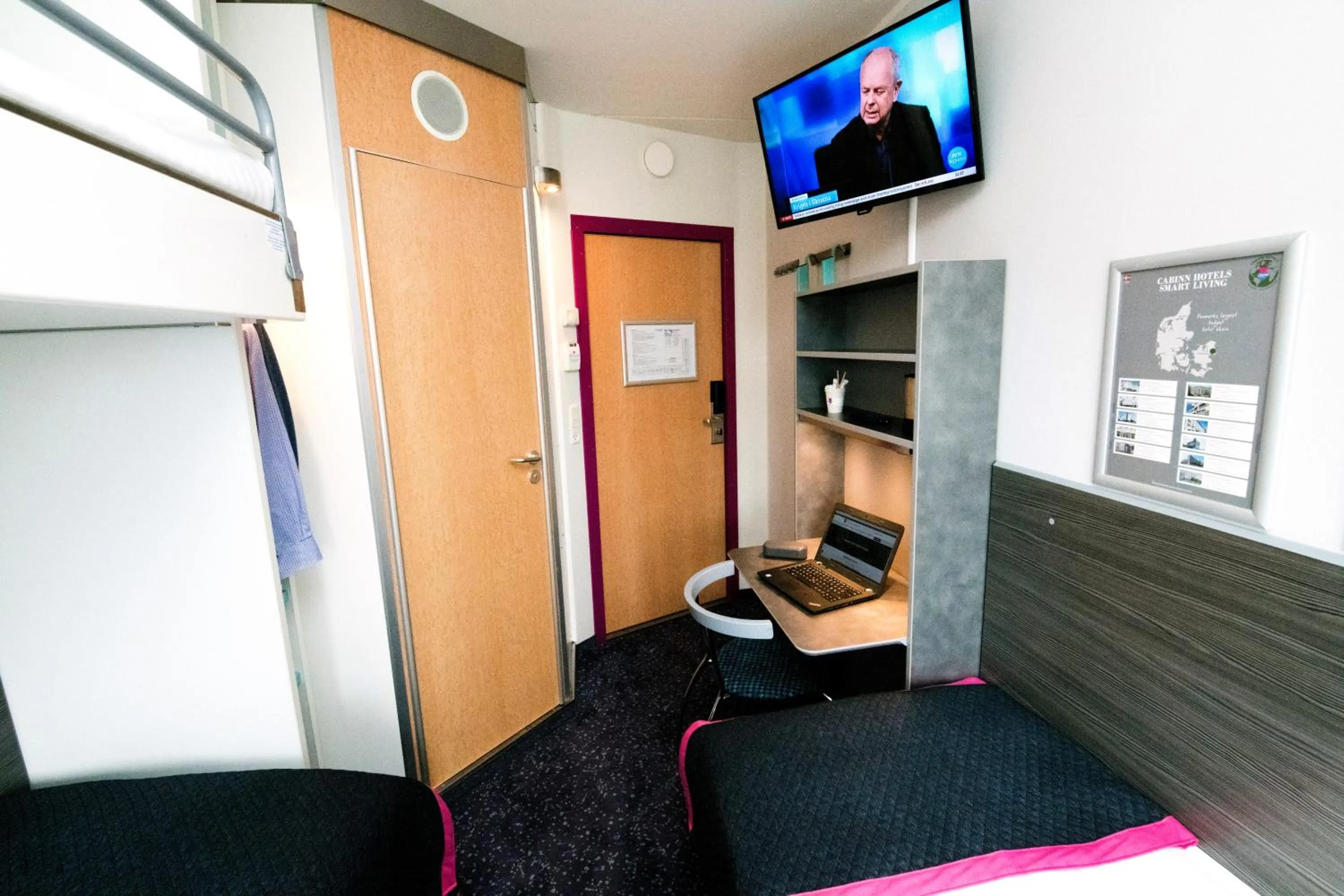 Bed in Cabinn Odense