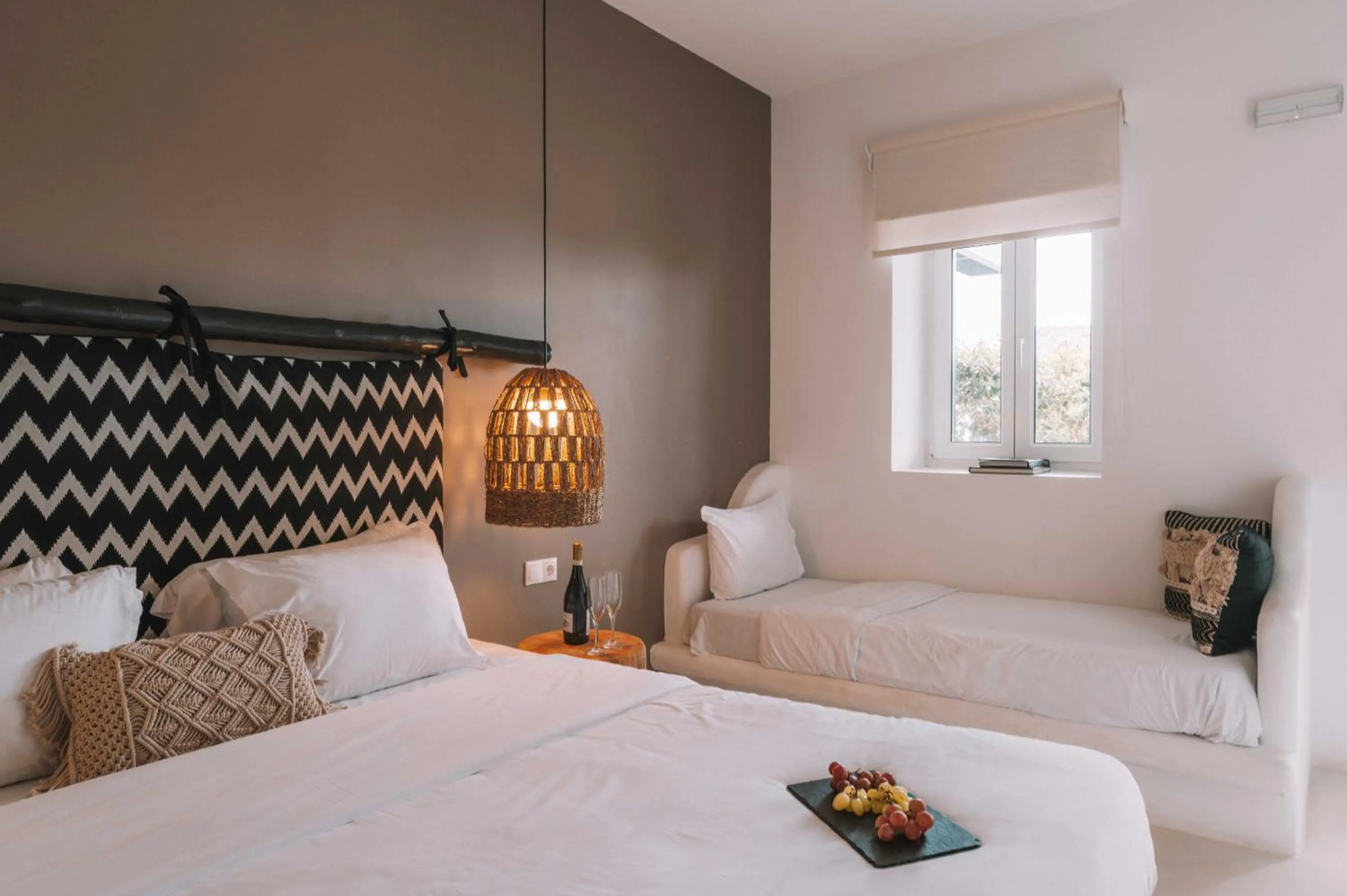 Bedroom, Bed in My Mykonos Hotel