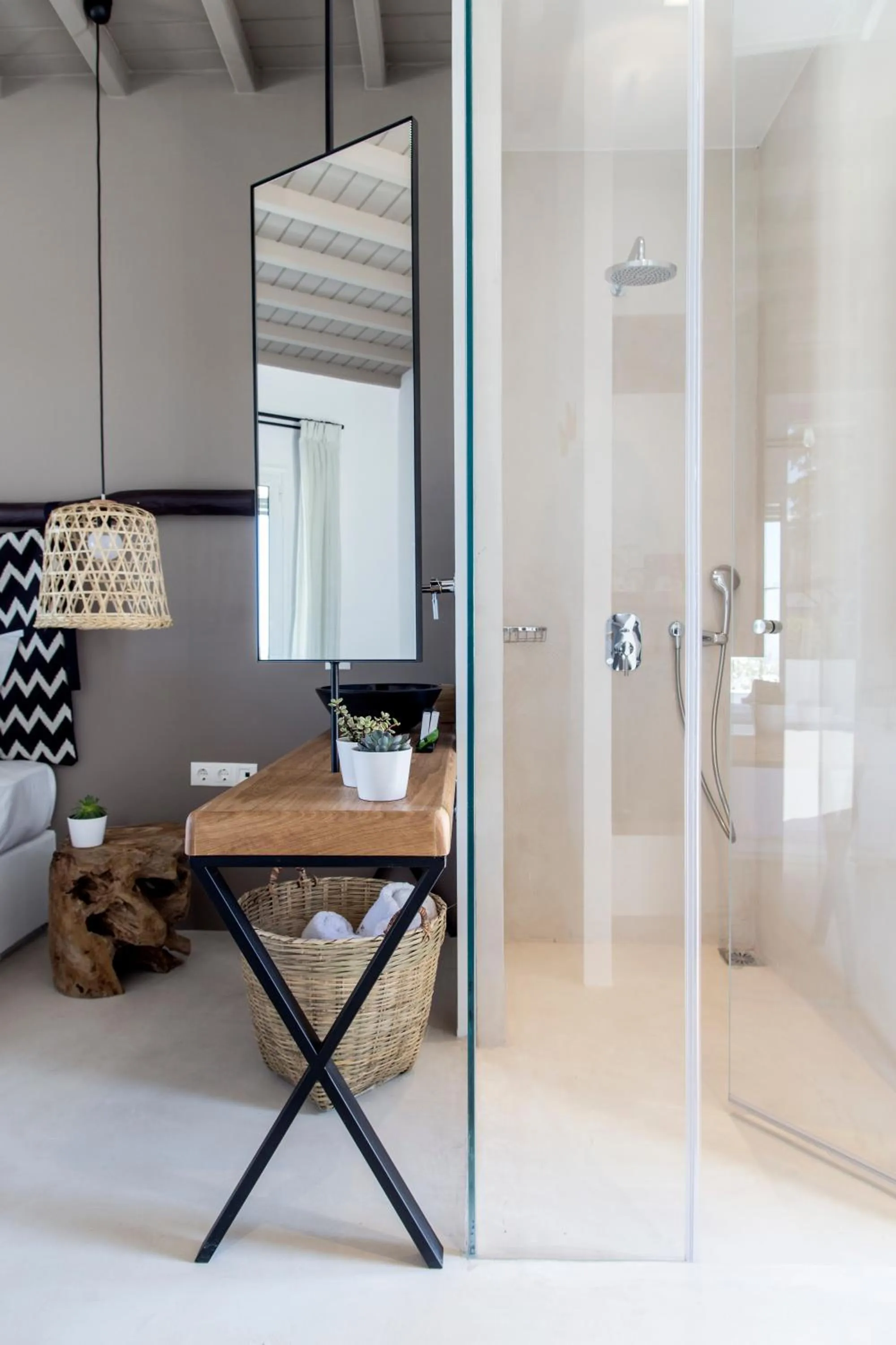 Shower in My Mykonos Hotel