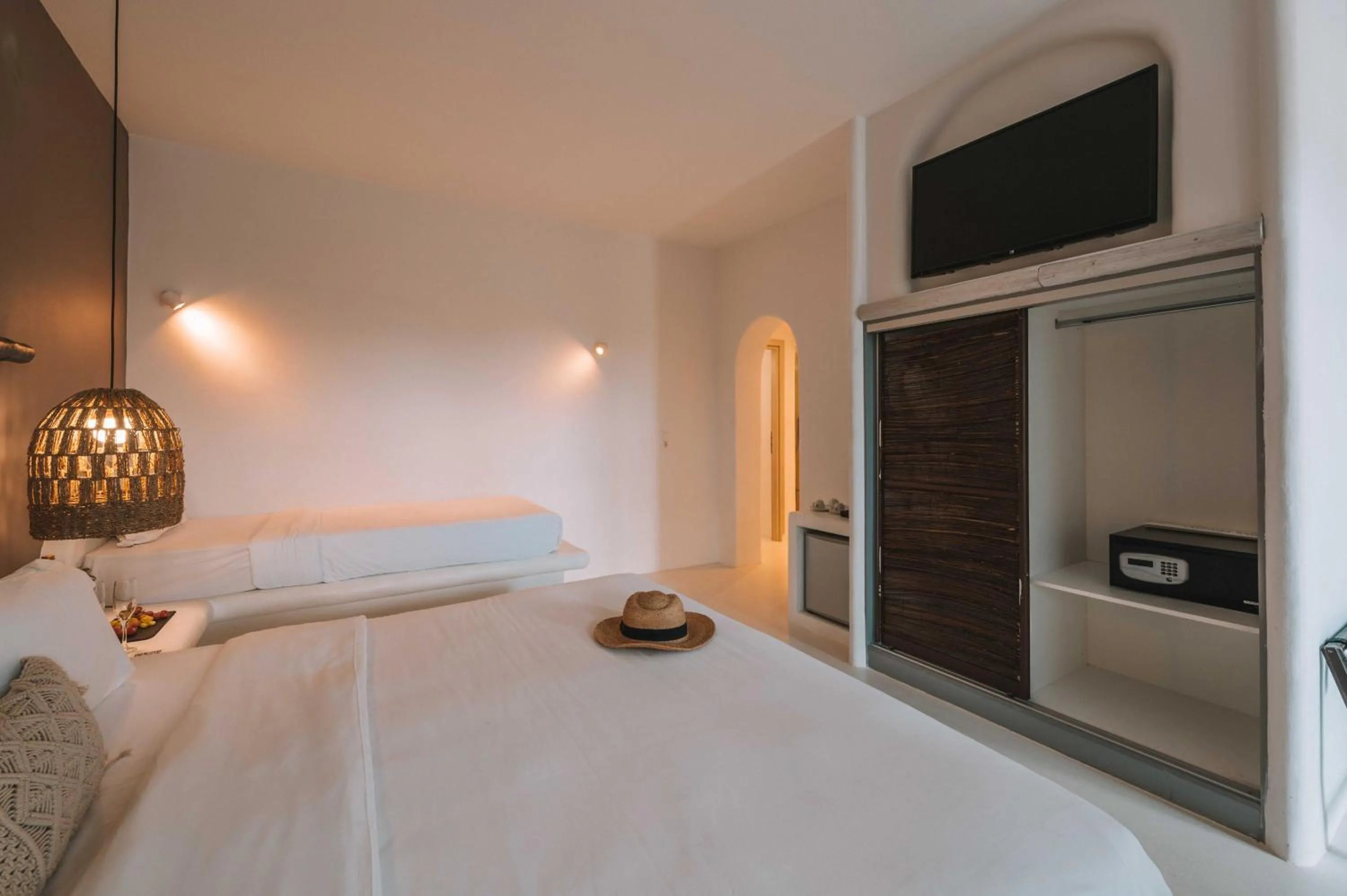 Bed in My Mykonos Hotel