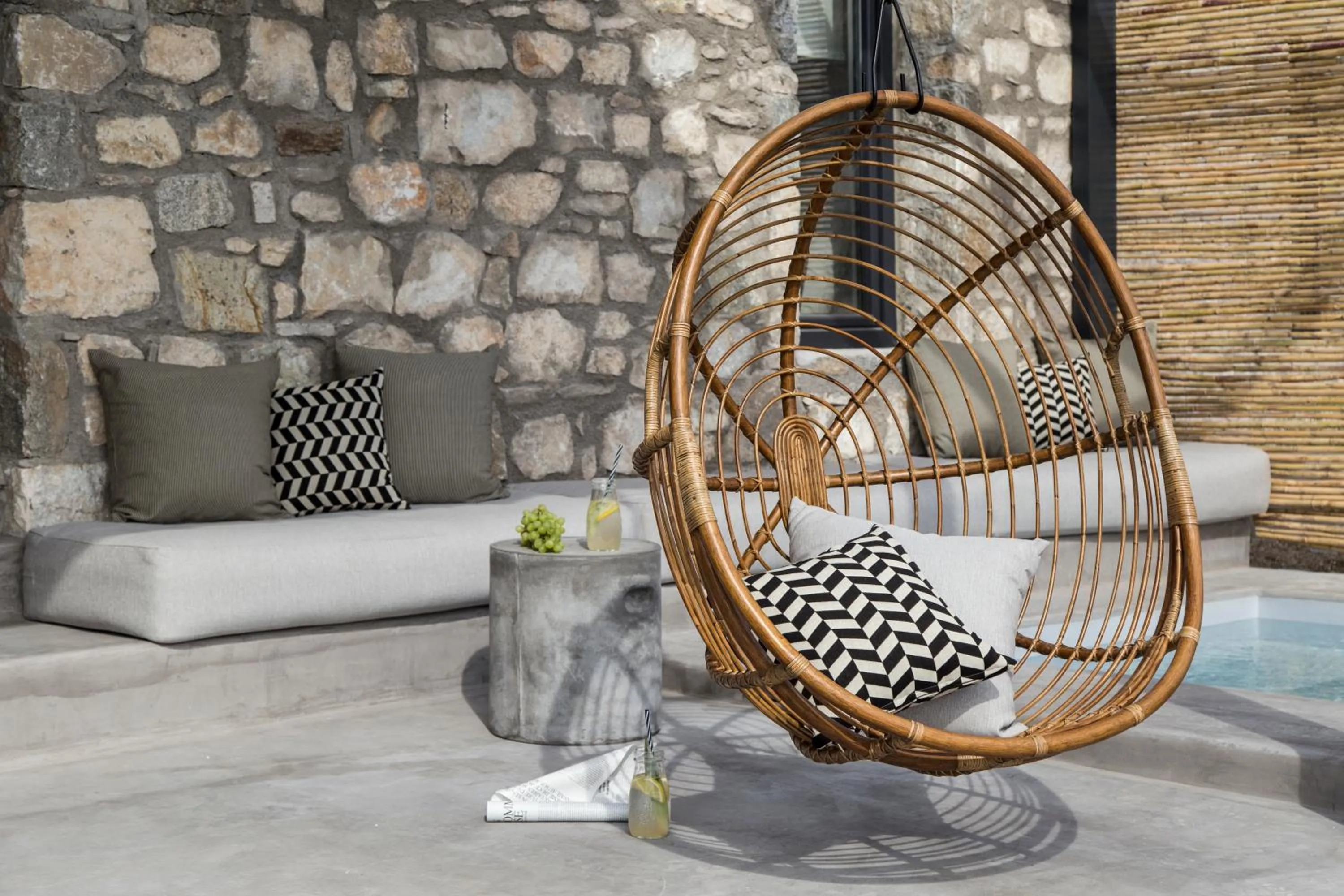 Seating area in My Mykonos Hotel