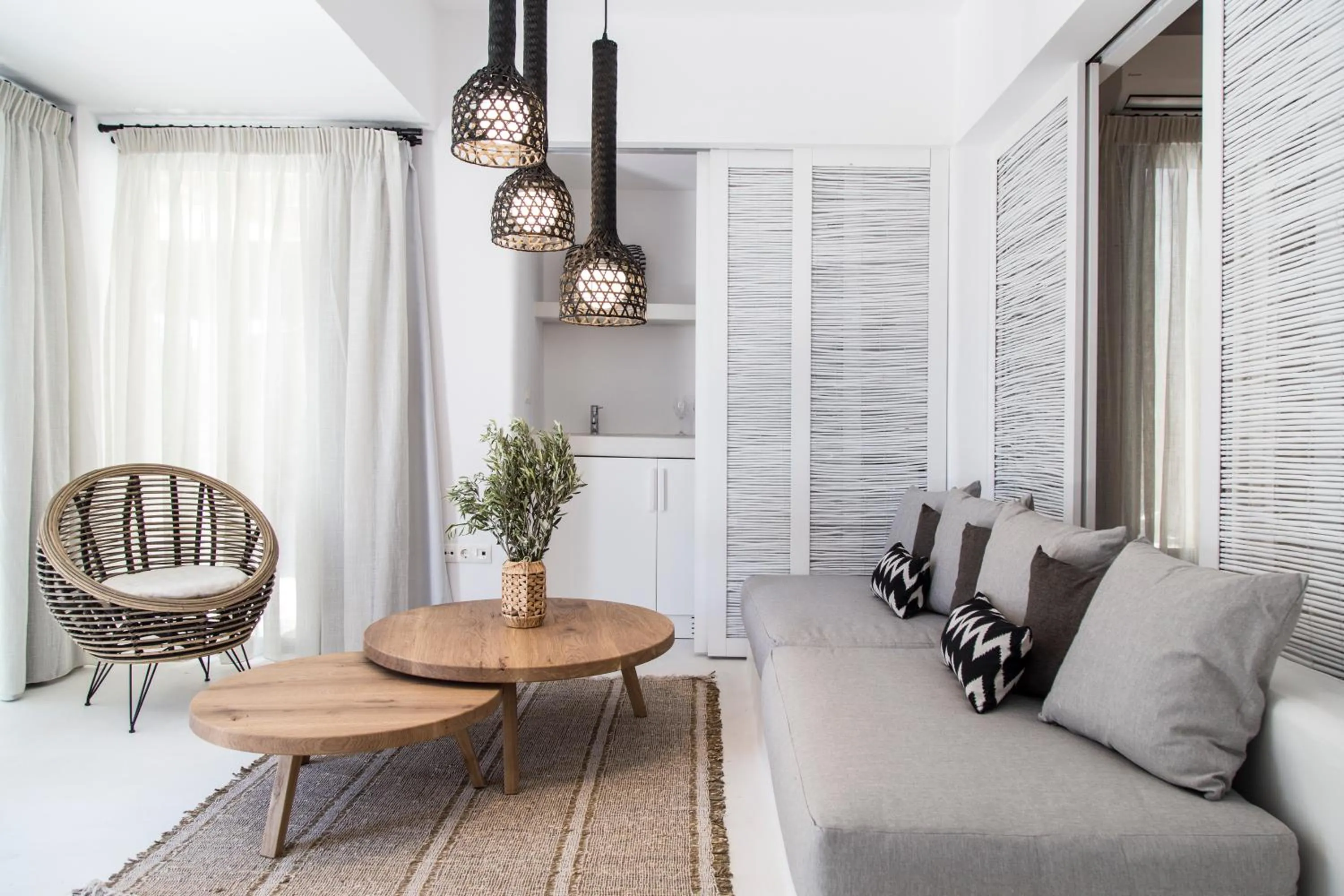 Living room in My Mykonos Hotel