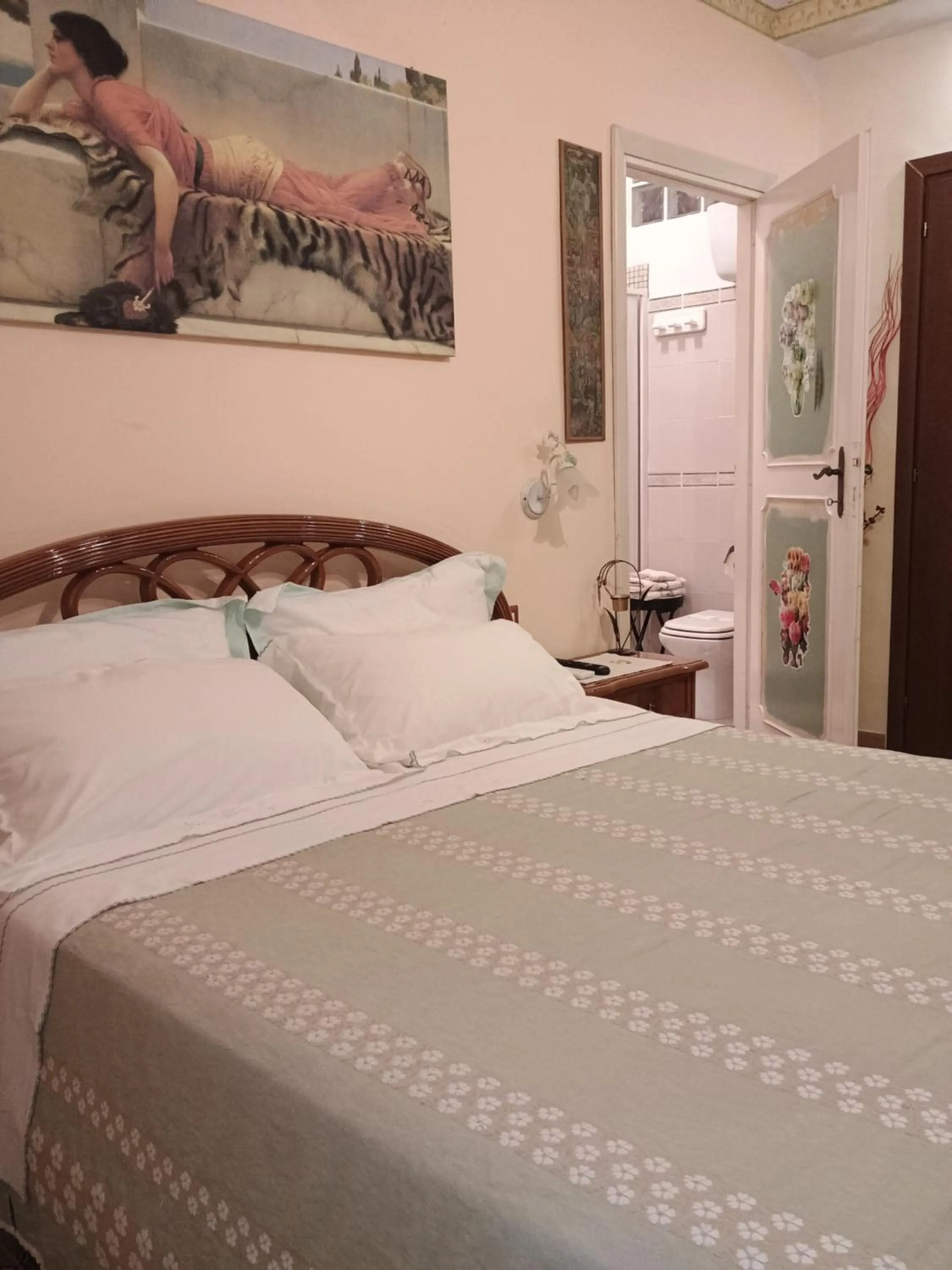 Bedroom, Bed in B&b Fabra Casa Mia e non solo