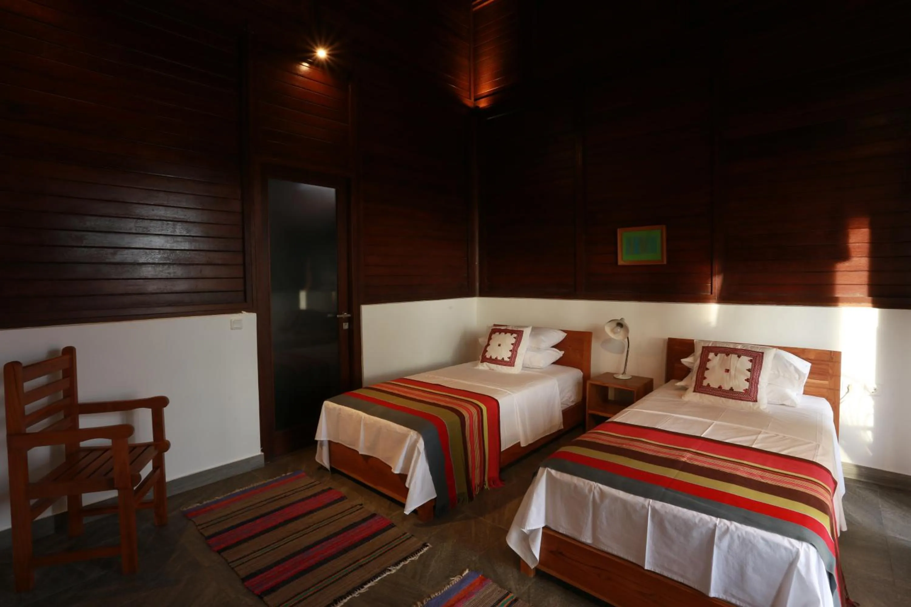 Bedroom, Bed in Villa Domanik