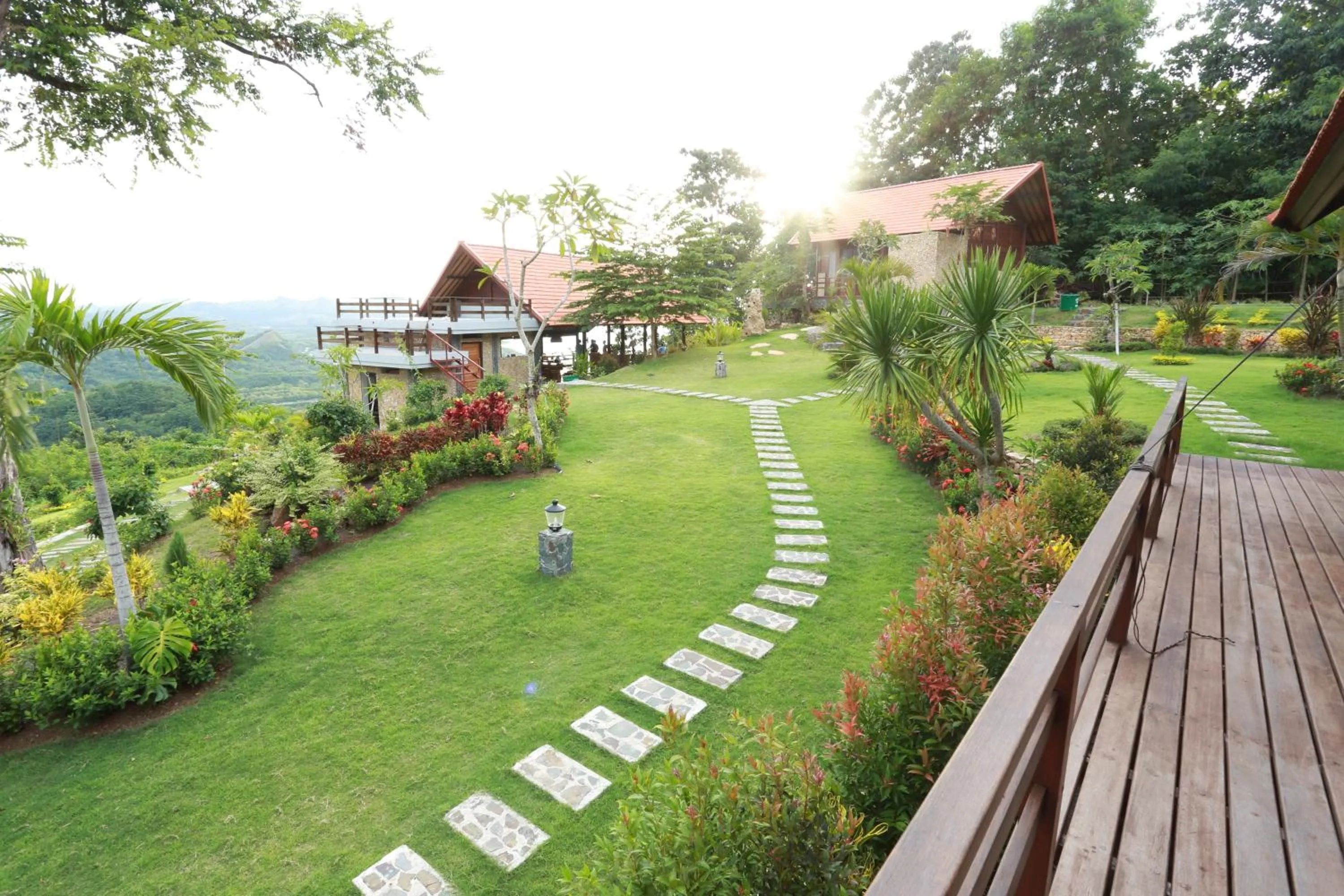 Garden view in Villa Domanik