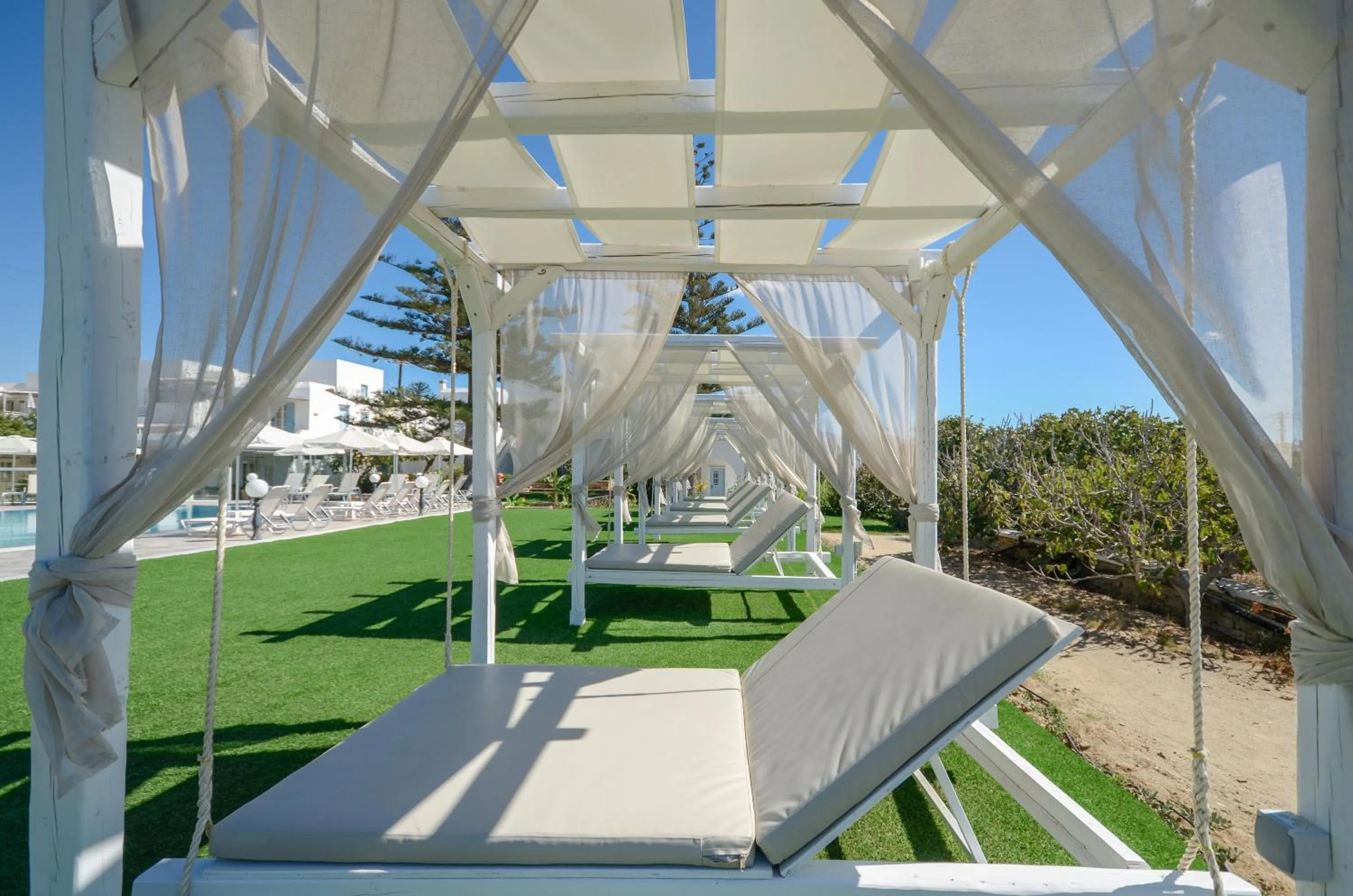 Patio in Birikos Hotel & Suites