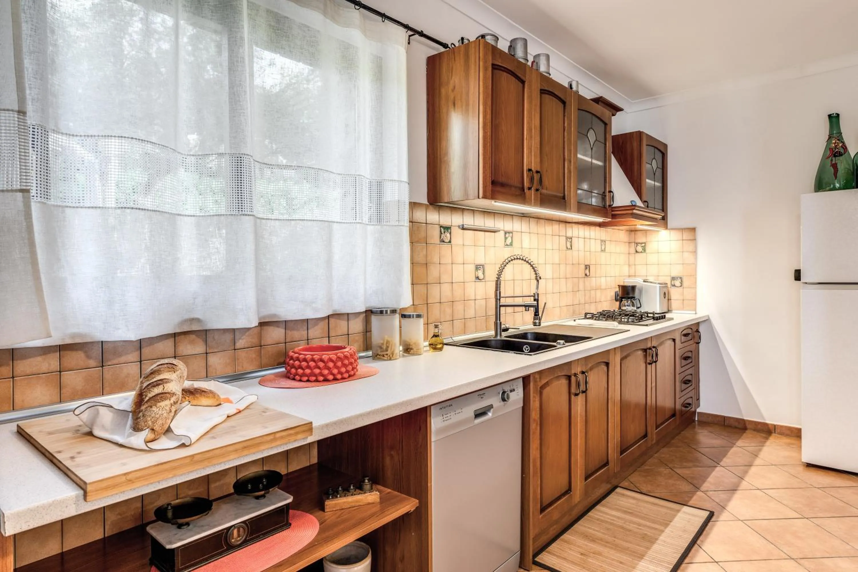 Kitchen or kitchenette in Villa Caruso with Private Pool